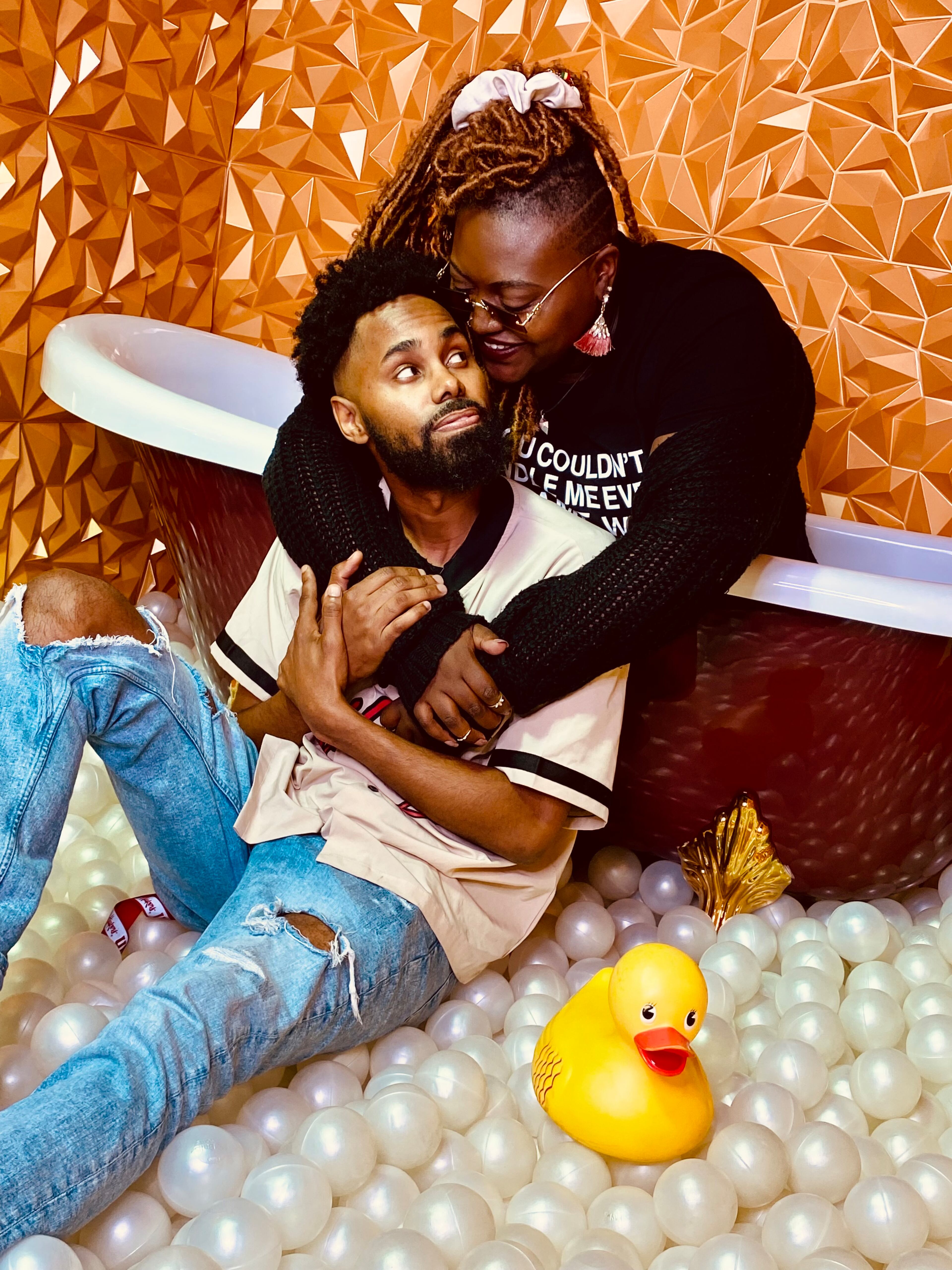 Jeremiah Davison and Candy McLellan's first show together was "Romeo and Juliet." Davison played Tybalt and Benvolio, and McLellan played the Nurse.
Courtesy of Arts ATL