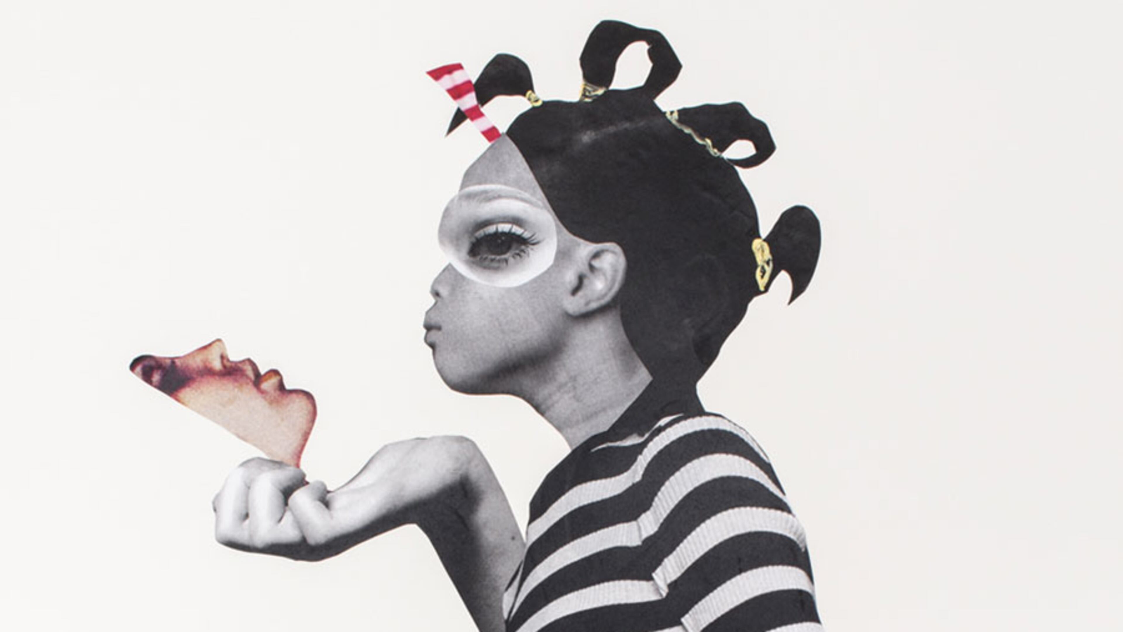 Deborah Roberts’ “The Guard” (2017). Courtesy of the artist and Fort Gansevoort