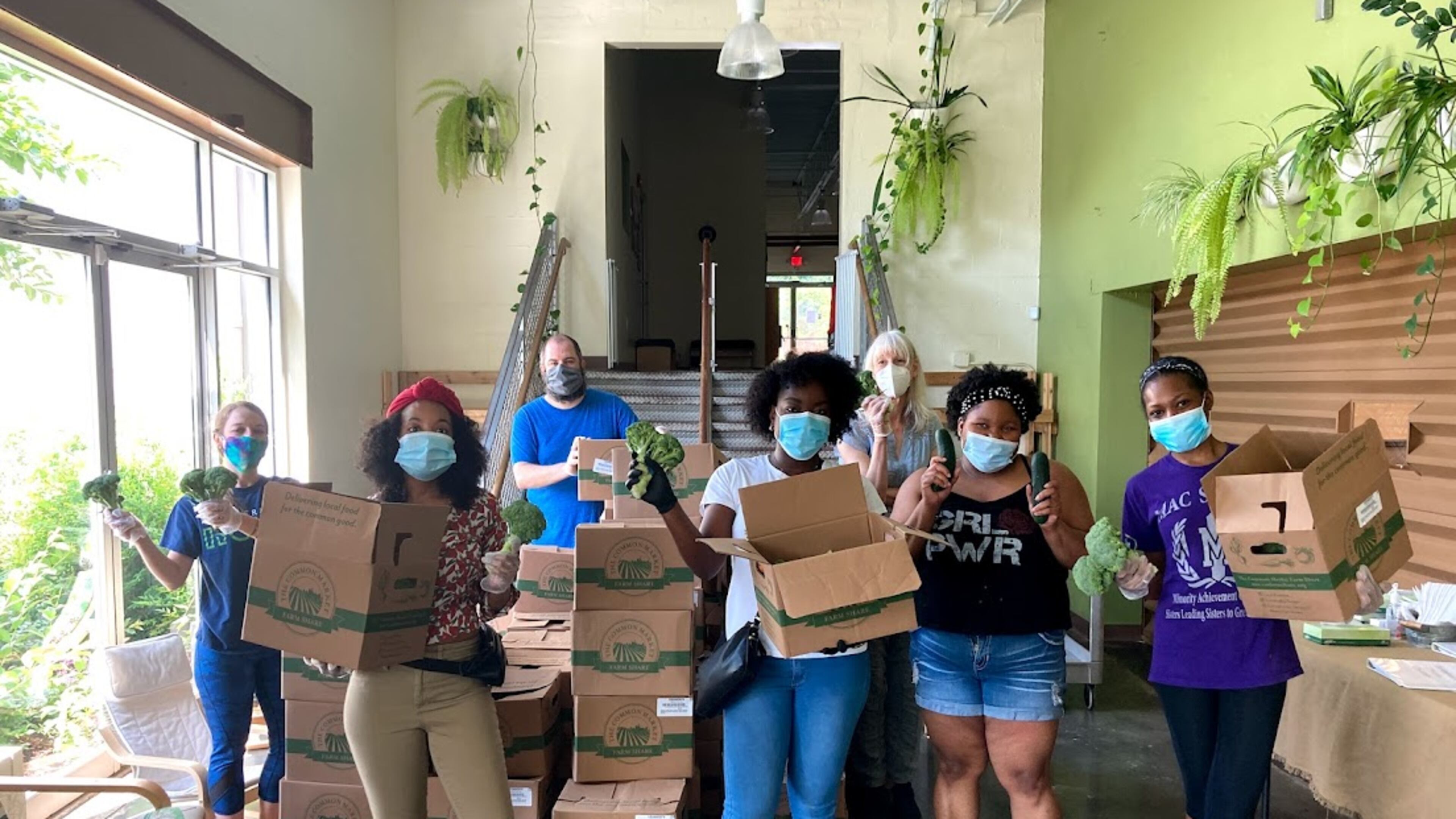 Concrete Jungle relies on volunteers for its programs to function, allowing it to CJ focus on reducing food insecurity, poor health outcomes racial disparities and food waste in Georgia communities. In 2020, Concrete Jungle recovered and distributed more produce in 2020 than it had collectively distributed in the 10 years prior. Courtesy of Concrete Jungle