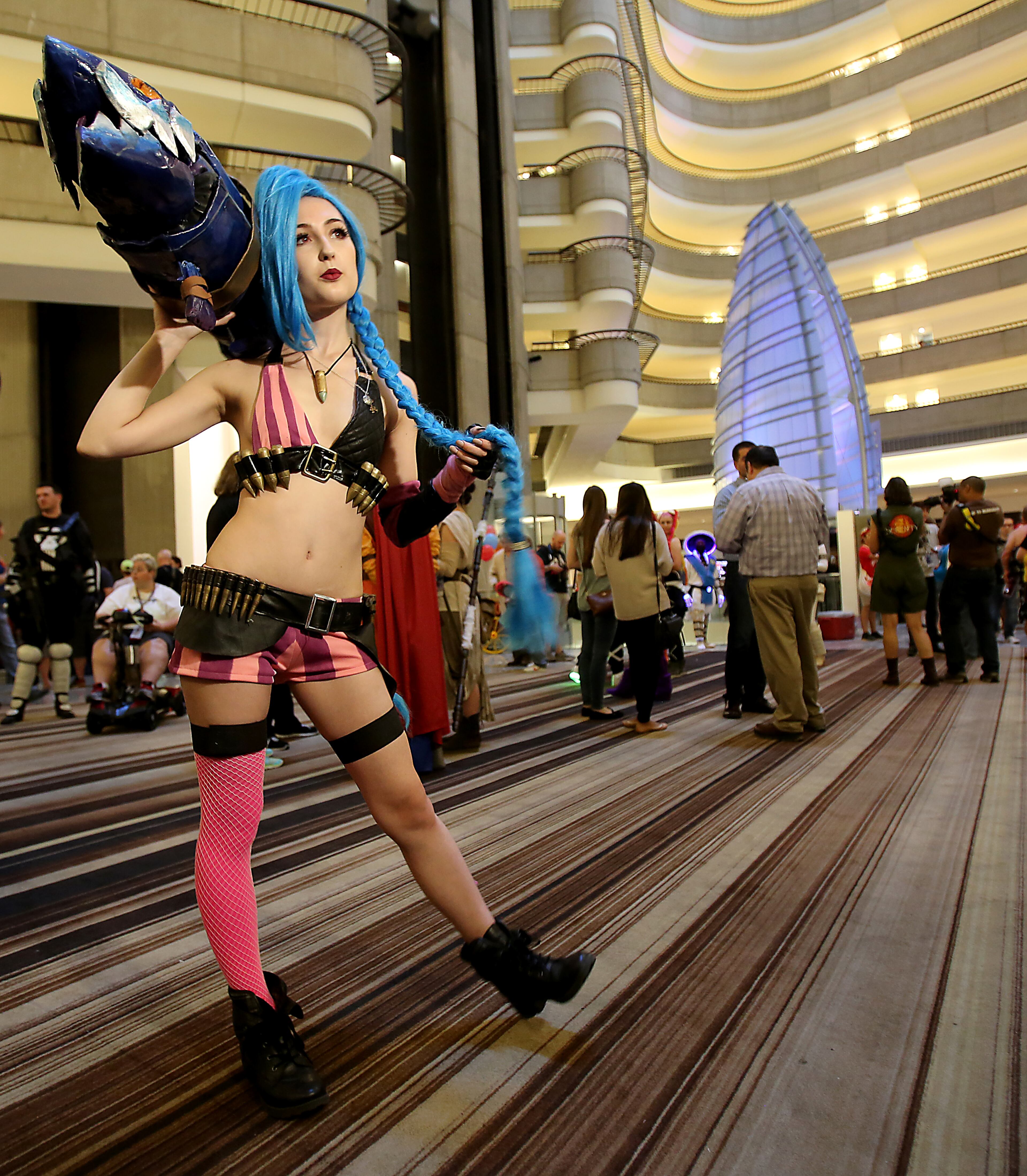 September 1, 2017 Atlanta - Dragon Con 2017 is in full fledge in its 31st year. With over 80,000 people expected to fill the streets of downtown Atlanta, the three-day event has always brought the best out of attendees and their costume-making abilities. RYON HORNE/RHORNE@AJC.COM