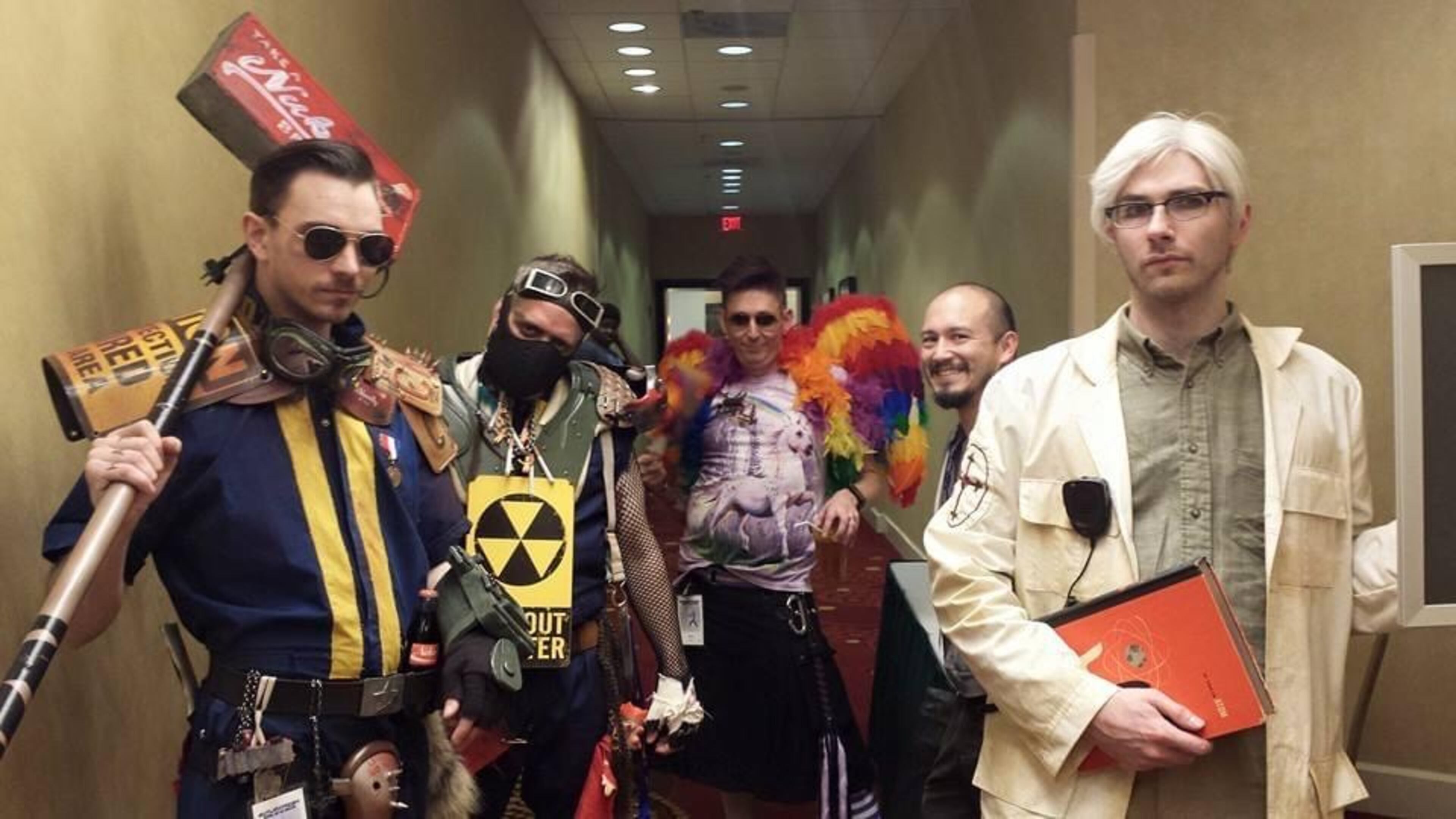 Although the homemade costumes at Outlantacon are not as widespread as at the much larger Dragon Con, plenty of attendees still take great pains creating them. (Courtesy Candace Weslosky)