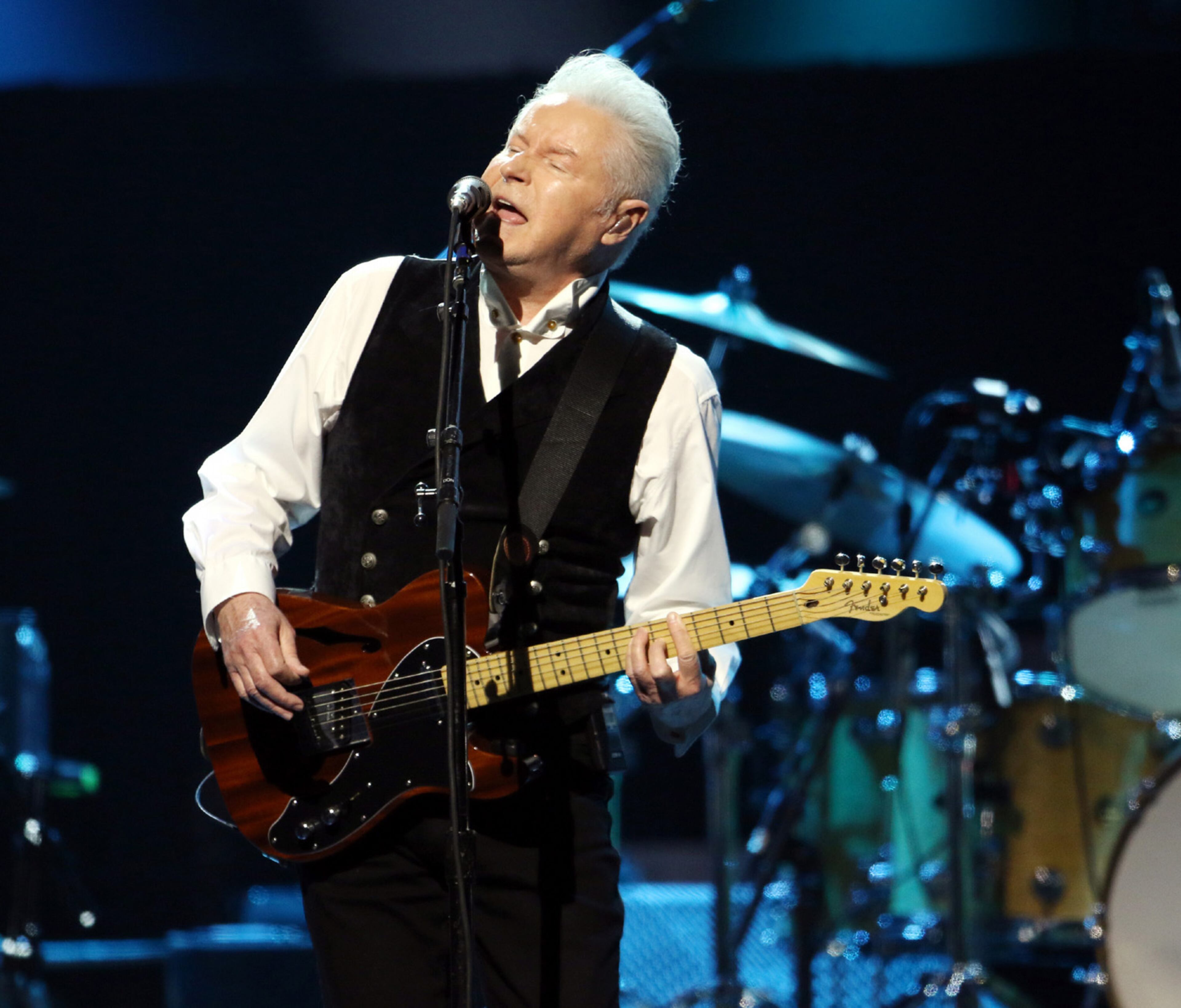 The Eagles perform their classic "Hotel California" as part of the sold-out show when their Hotel California Tour came to State Farm Arena in Atlanta on Friday, March 4, 2022. (Photo by Robb Cohen for The Atlanta Journal-Constitution)