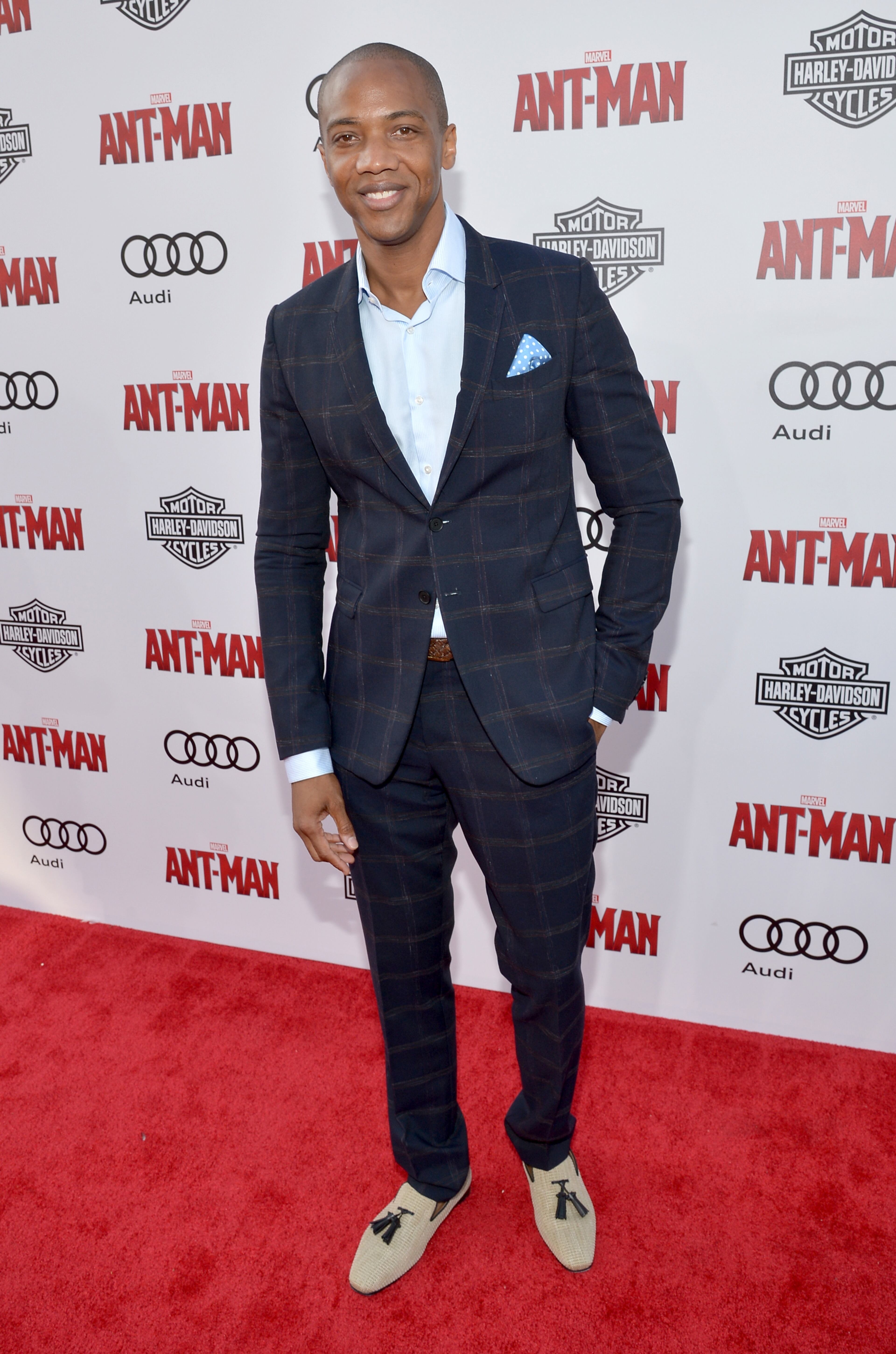 LOS ANGELES, CA - JUNE 29: Actor J. August Richards attends the world premiere of Marvel's "Ant-Man" at The Dolby Theatre on June 29, 2015 in Los Angeles, California. (Photo by Charley Gallay/Getty Images)