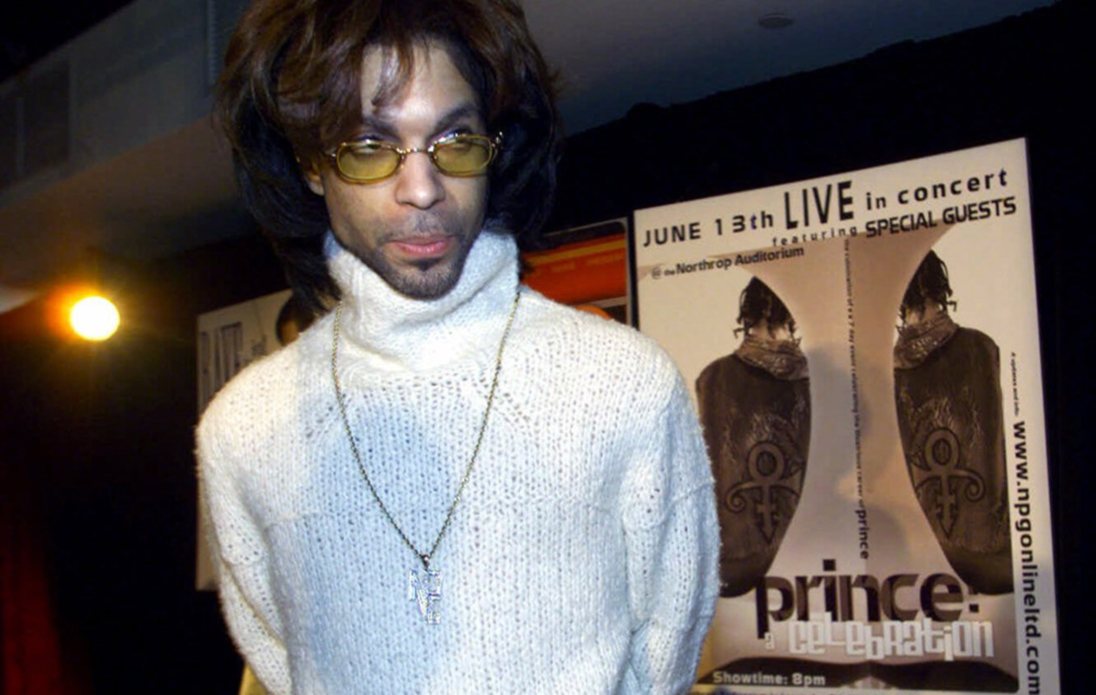 Recording artist Prince is shown in New York this May 16, 2000, file photo. Prince rolled out the purple carpet and fans from as far away as Scotland, Norway and Japan turned out as the diminutive rock star opened his Paisley Park Studios to public tours on Wednesday, June 7, 2000, on his 42nd birthday.