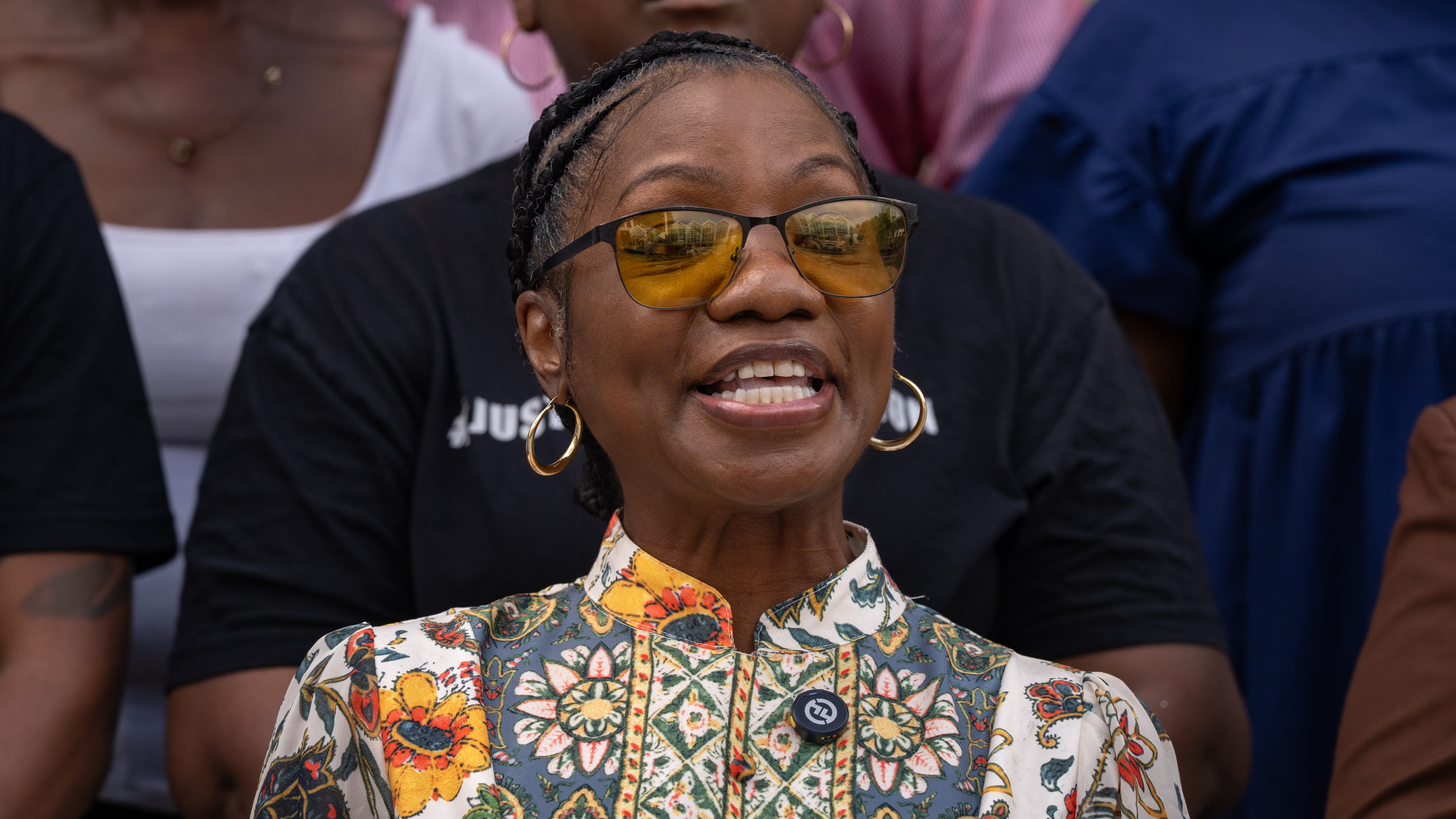 “I want you to understand, you may have obtained a dismissal, but you have not erased my son,” Monteria Robinson said Friday, Aug. 7, 2026, after a judge dismissed a criminal case against two officers who had been charged in his 2016 death. (Ben Hendren for the AJC)