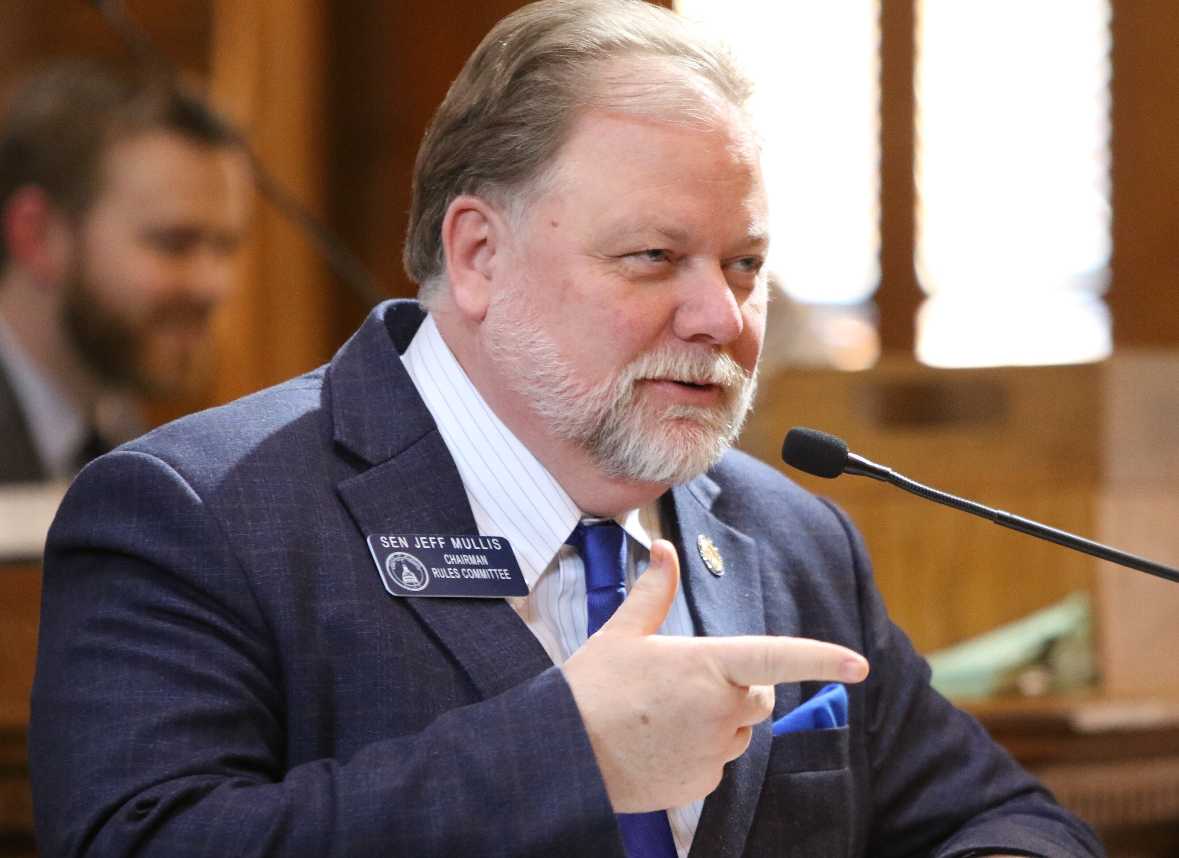 3/7/19 - Atlanta - Jeff Mullis, senator of district 53, presents SB 254 at the Georgia State Capitol in Atlanta, Georgia on Thursday, March 7, 2019. SB 254 passed. EMILY HANEY / emily.haney@ajc.com