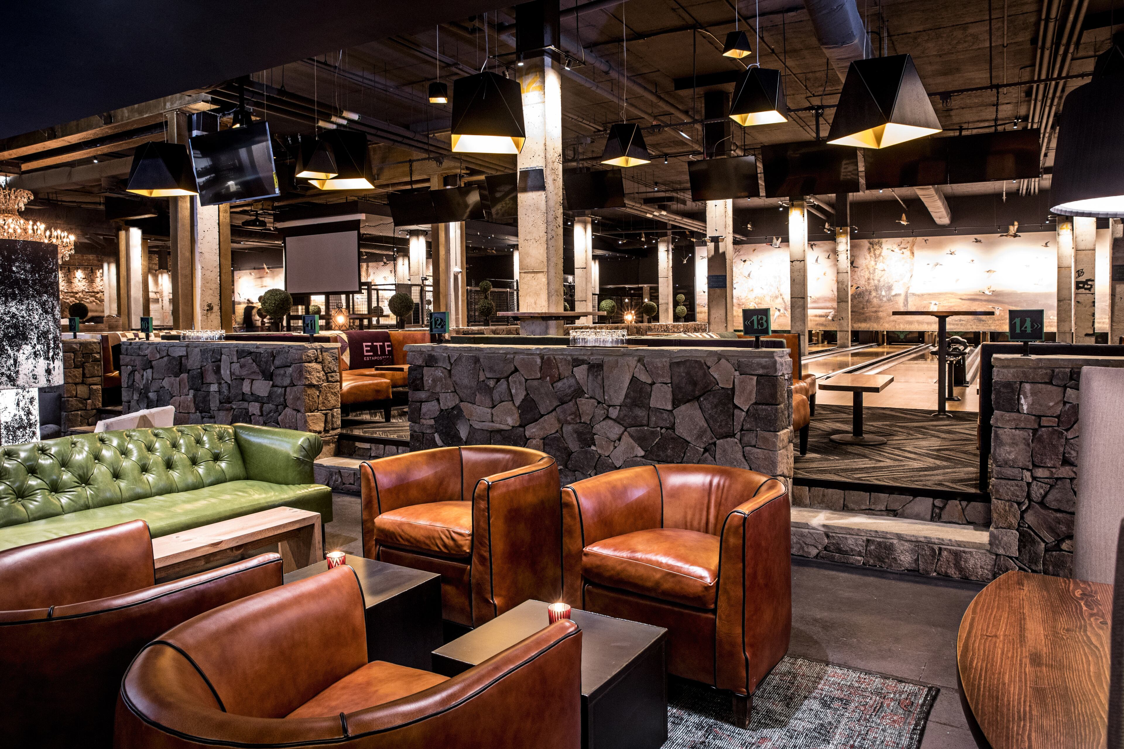 The Painted Duck offers duckpin bowling, along with food and drinks. Courtesy of Heidi Harris