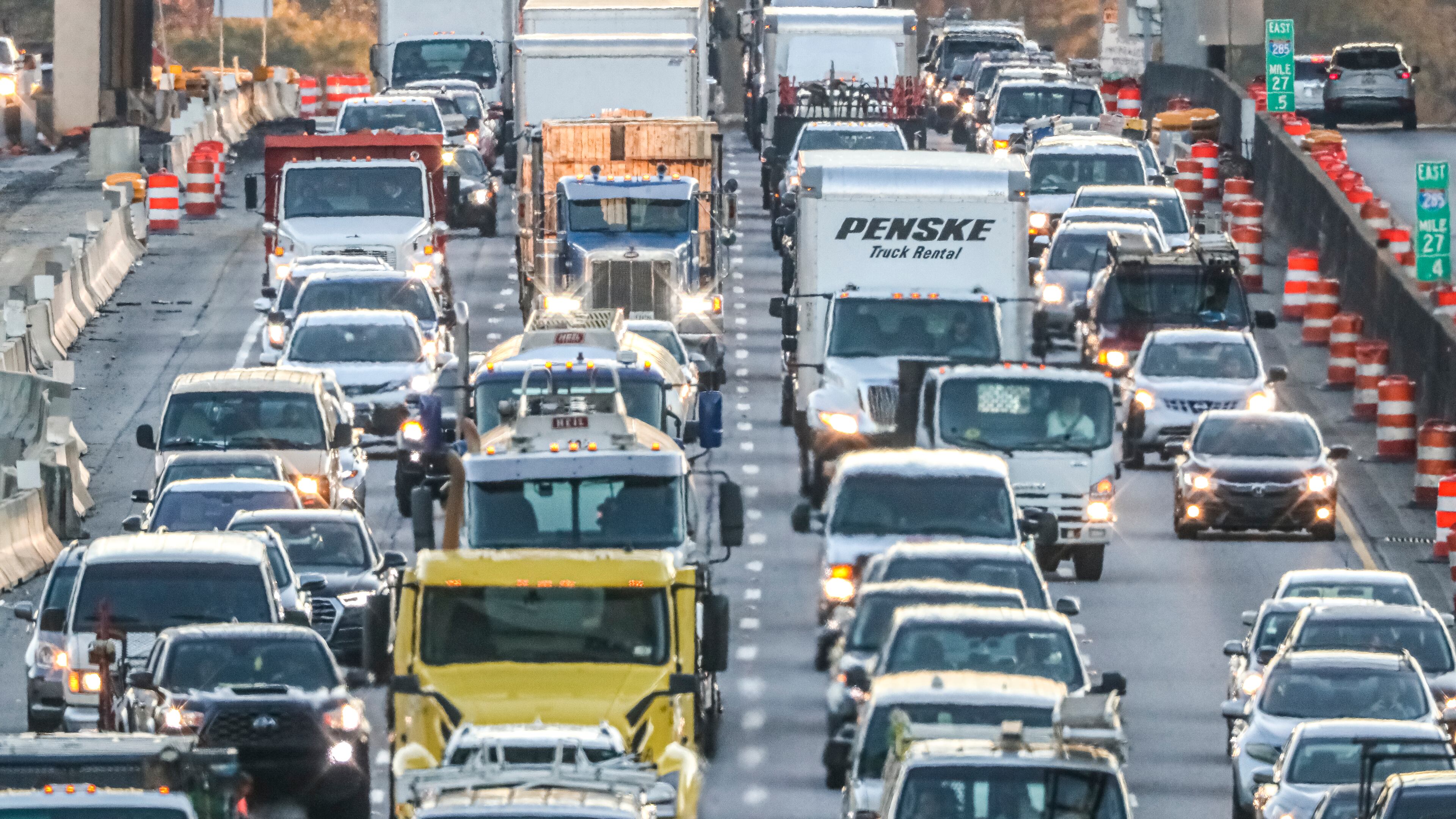 More lane closures are coming to the I-285/Ga. 400 interchange area. (File photo by John Spink / John.Spink@ajc.com)