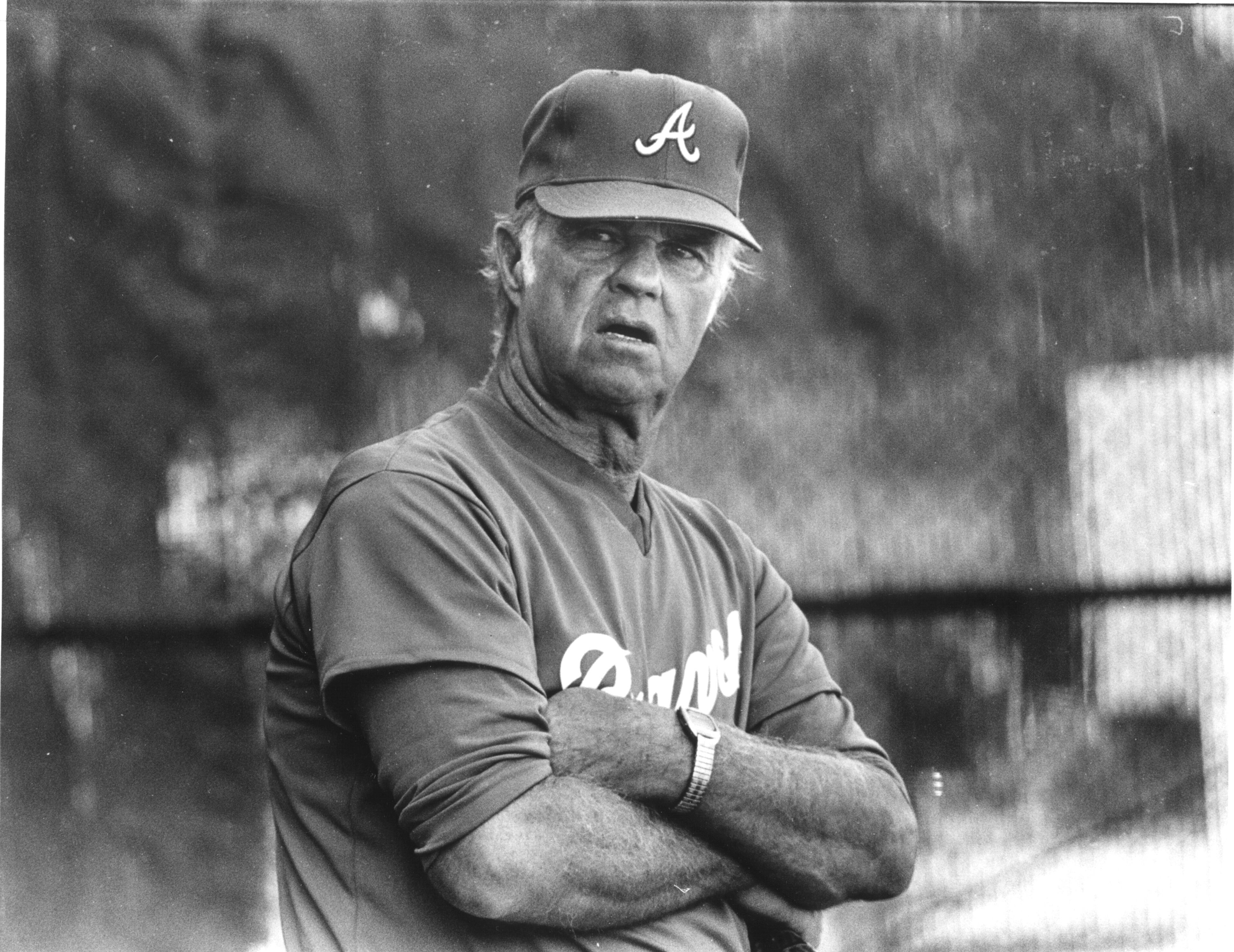 Johnny Sain, Atlanta Braves pitching coach. (Joey Ivansco / AJC Staff)
