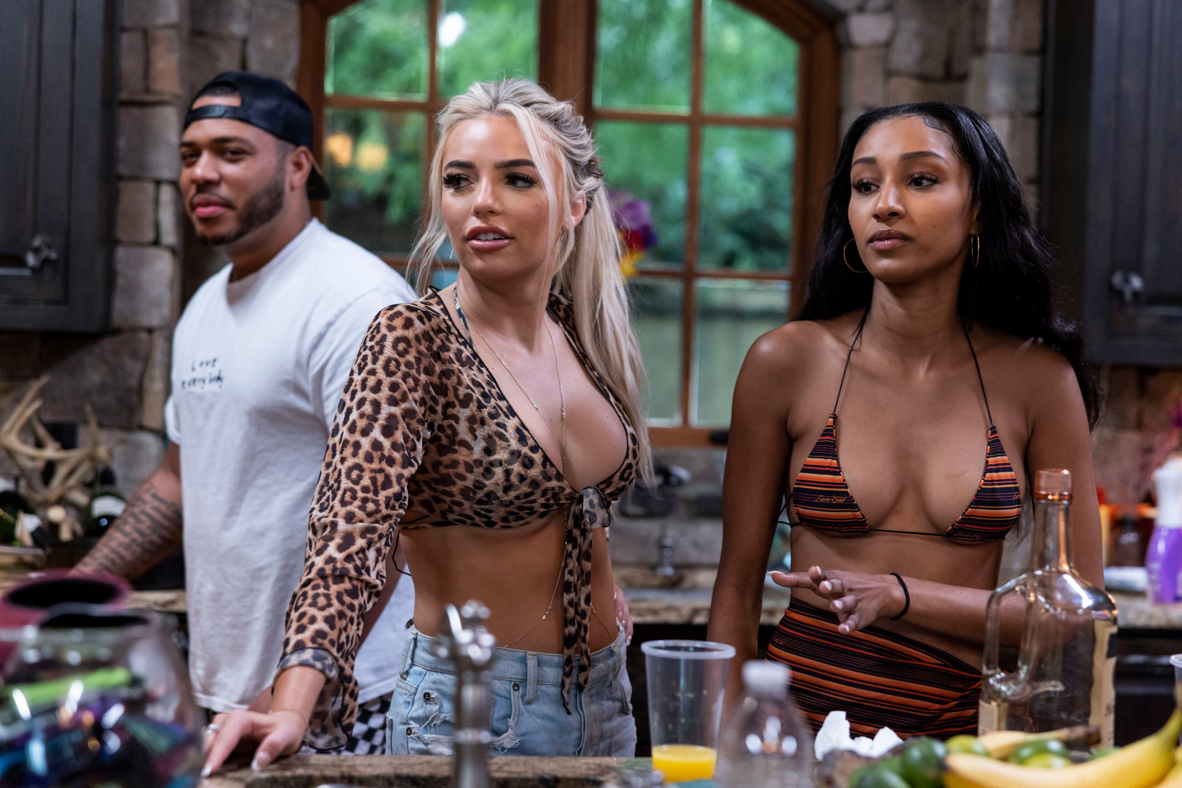 From left, DJ Simmons, Katie Canham and Bethania Locke are all part of MTV's "Buckhead Shore." (Fernando Decillis/MTV/TNS)
