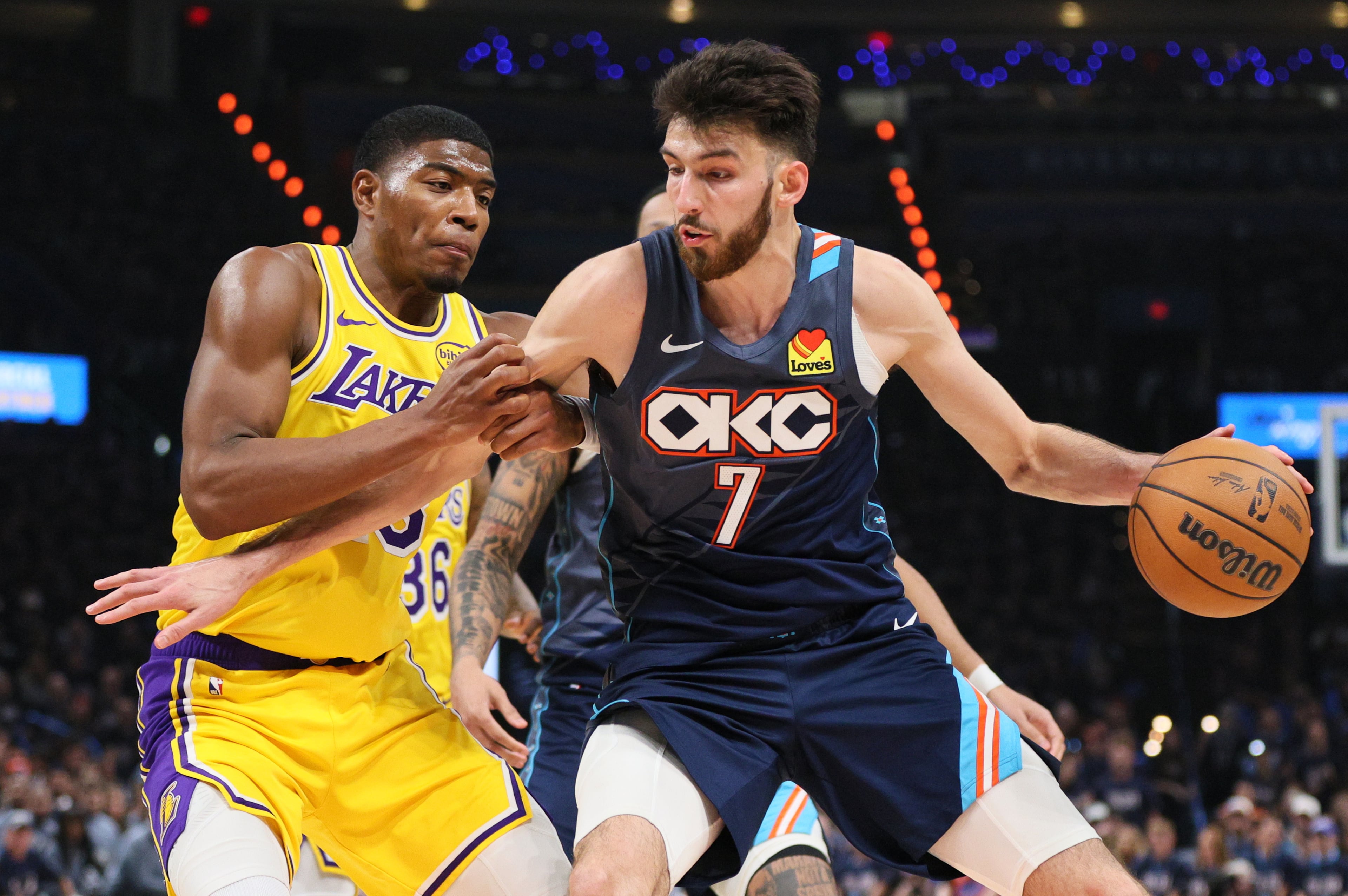 Lakers Thunder Basketball