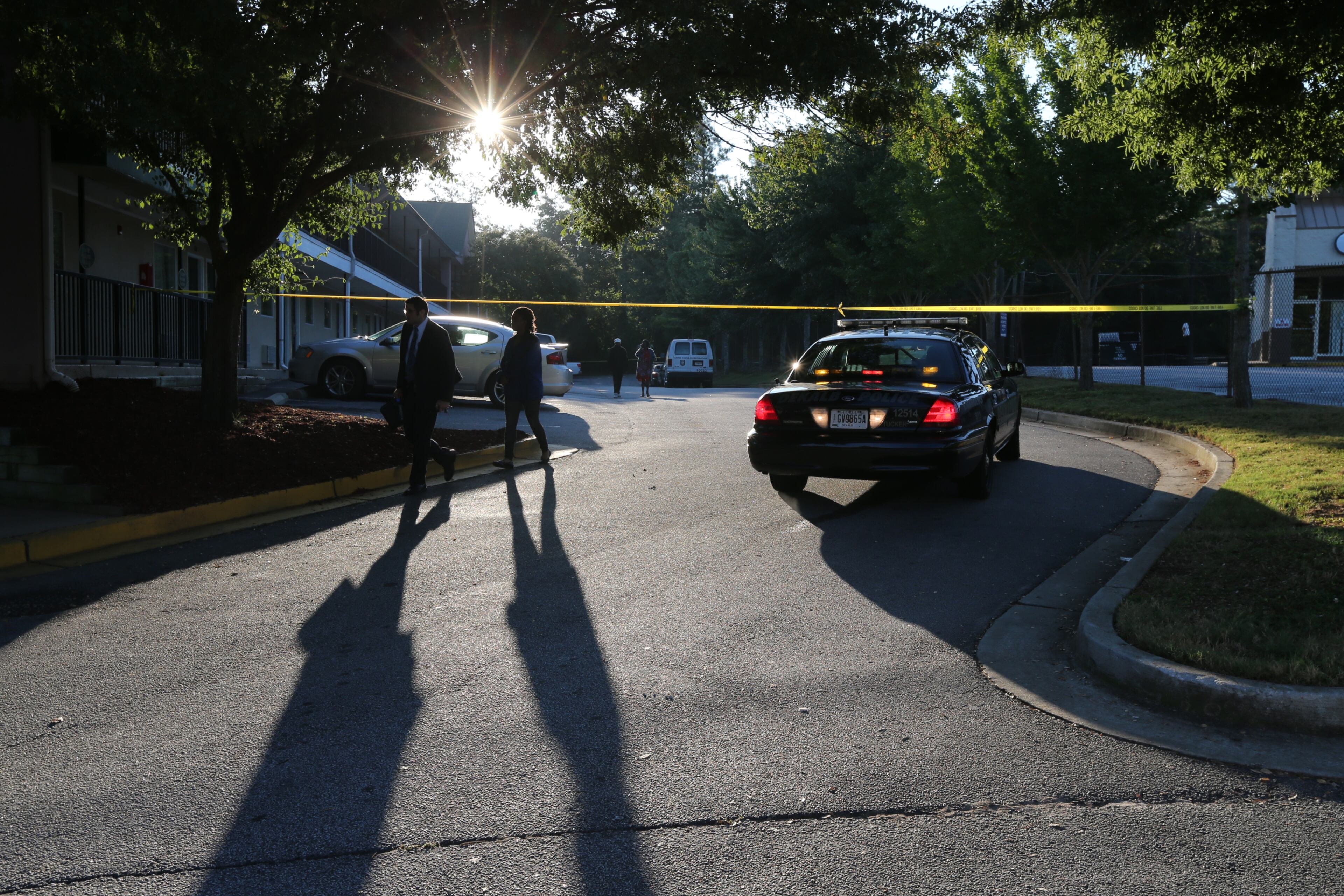 DeKalb County police were investigating a fatal shooting early Monday at an extended stay motel near Stone Mountain. The shooting happened about 5 a.m. at the Savannah Suites in the 4800 block of Memorial Drive.