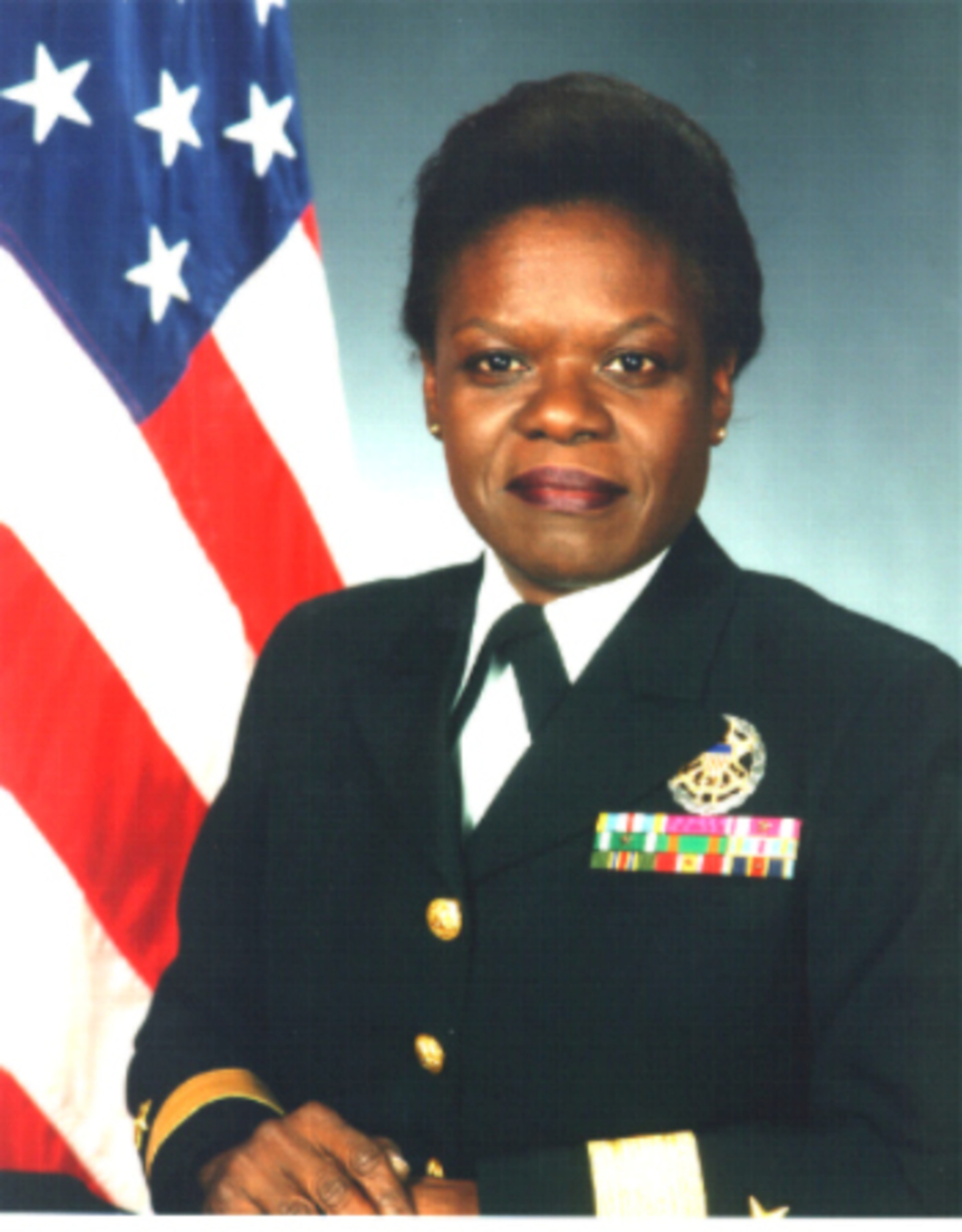 Lillian E. Fishburne was the first African-American female to hold the rank of Rear Admiral (RDML) in the United States Navy. She was appointed by President Bill Clinton.