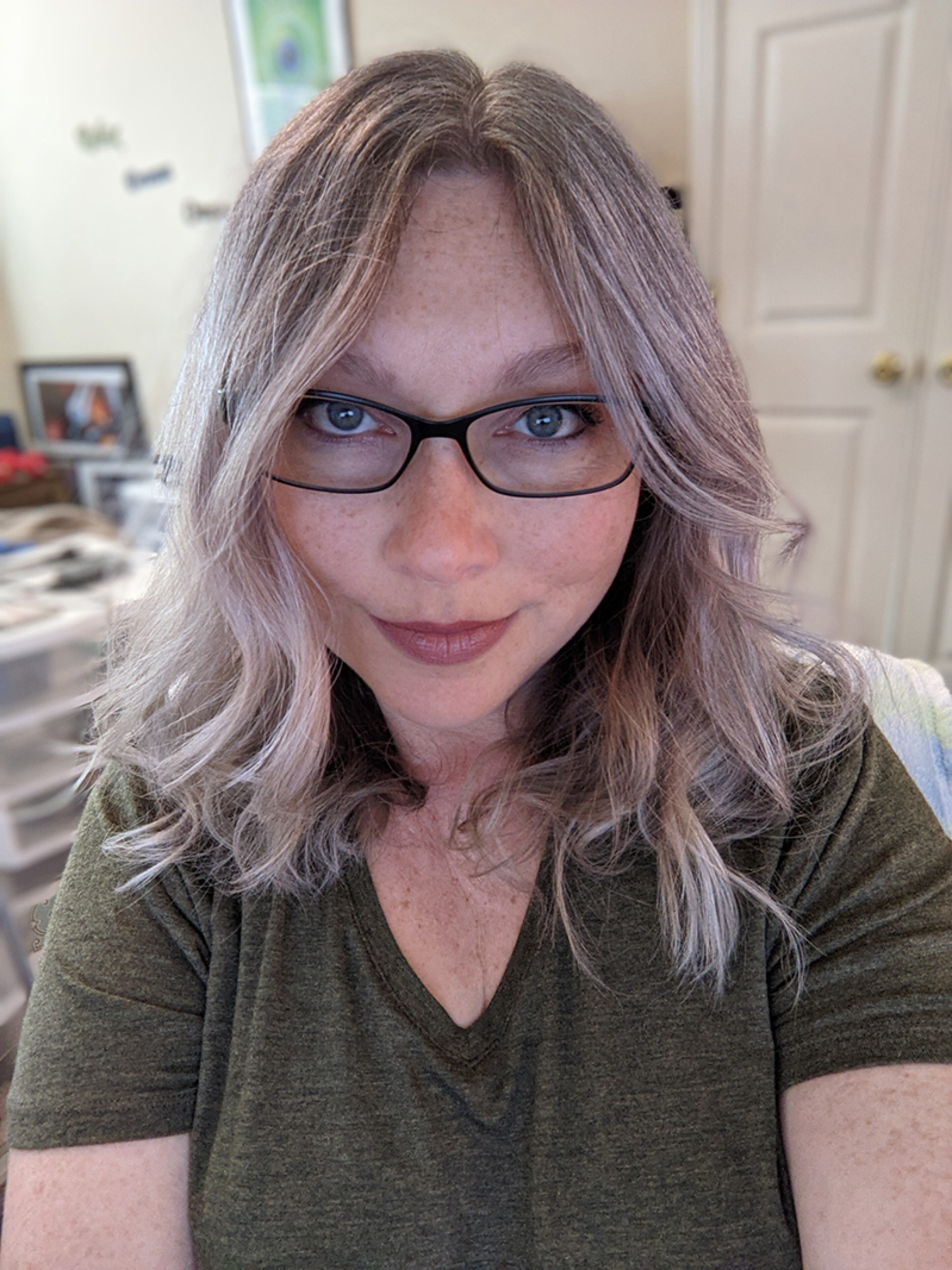 Now
"I would encourage other women to at least try going natural," Melissa Lawson of Kennesaw said. "You can always color over it if you hate it."
Photo courtesy of Melissa Lawson