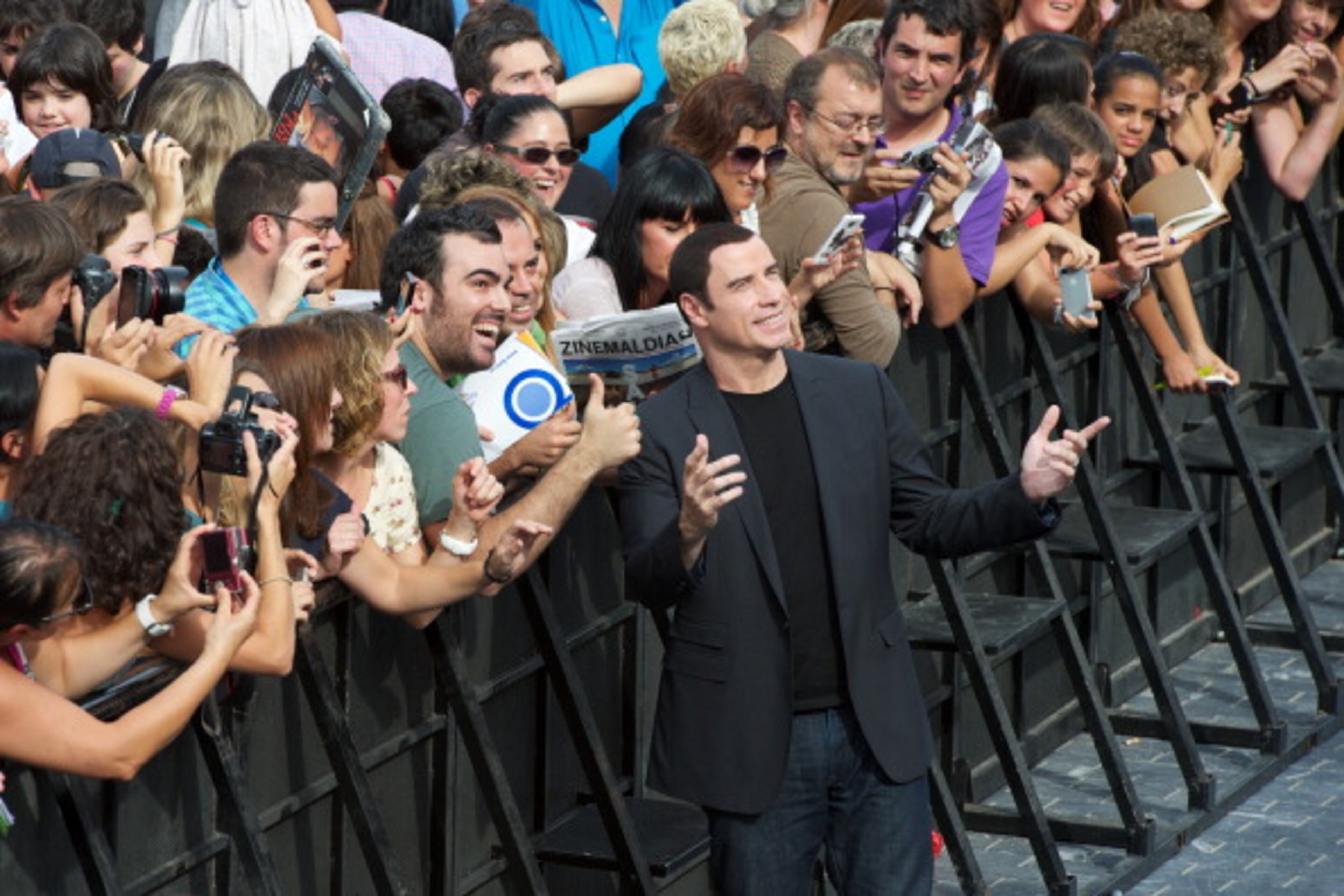 Actor John Travolta attends the "Savages" photocall at the Kursaal Palace during the 60th San Sebastian International Film Festival on September 23, 2012 in San Sebastian, Spain.