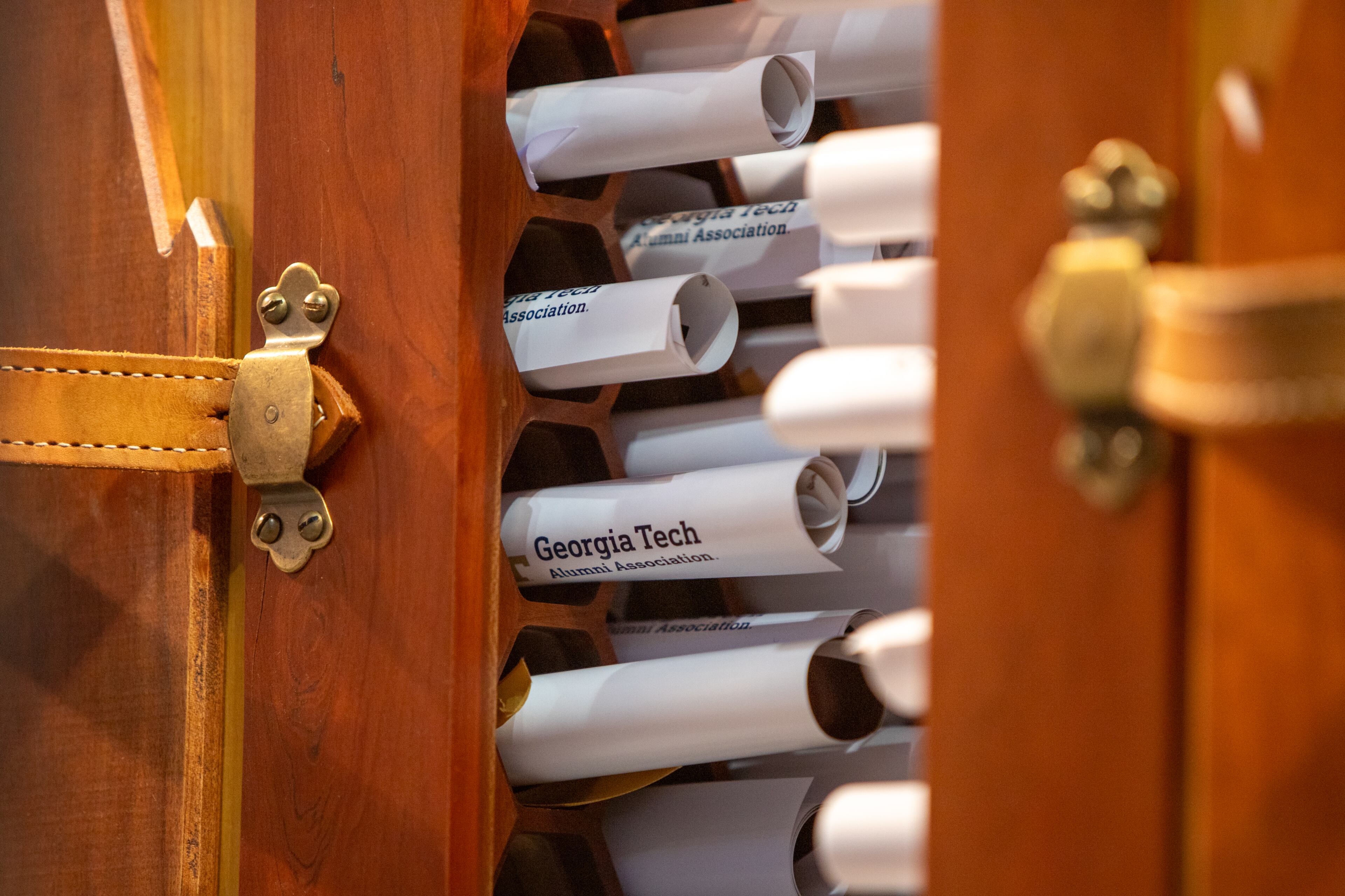 Georgia Tech holds graduation at McCamish Pavilion for students receiving Master's degrees in the College of Computing and Bachelor's degrees in Mechanical Engineers on Saturday, May 4, 2024. (Jenni Girtman for The Atlanta Journal-Constitution)