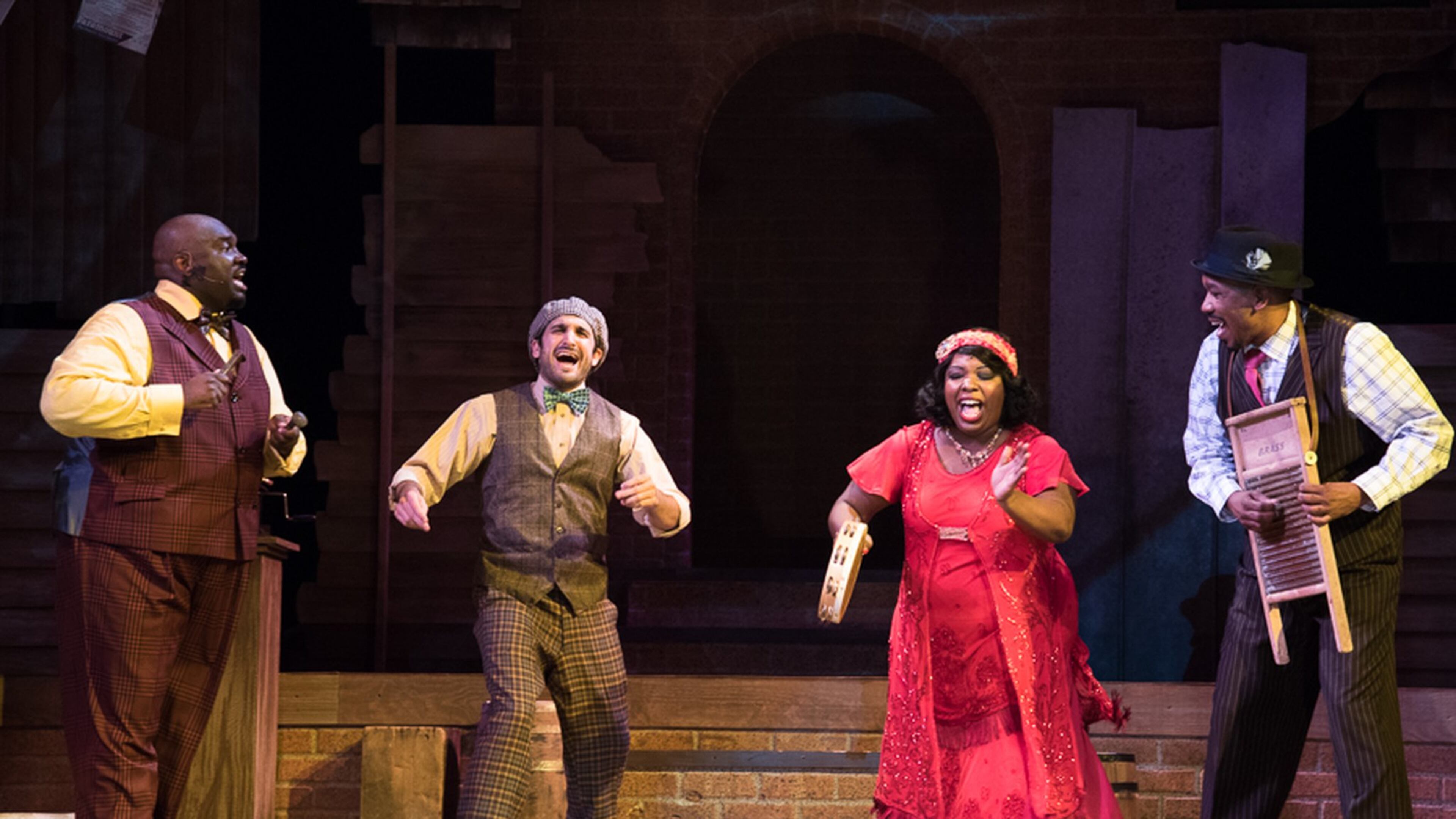 True Colors Theatre’s musical revue “Chasin’ Dem Blues” features Brad Raymond (from left), Jeremy Cohen, Maiesha McQueen and Anthony David. CONTRIBUTED BY JOSH LAMKIN
