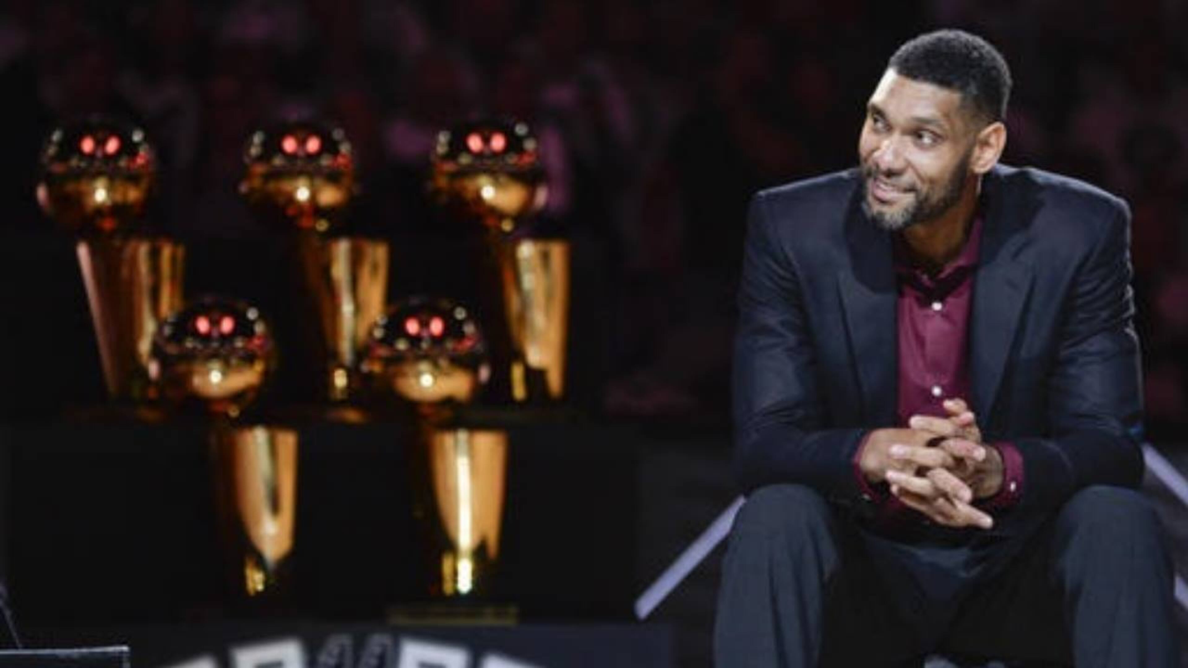 Tim Duncan visited St. Croix on Sunday to help kick off an educational initiative.