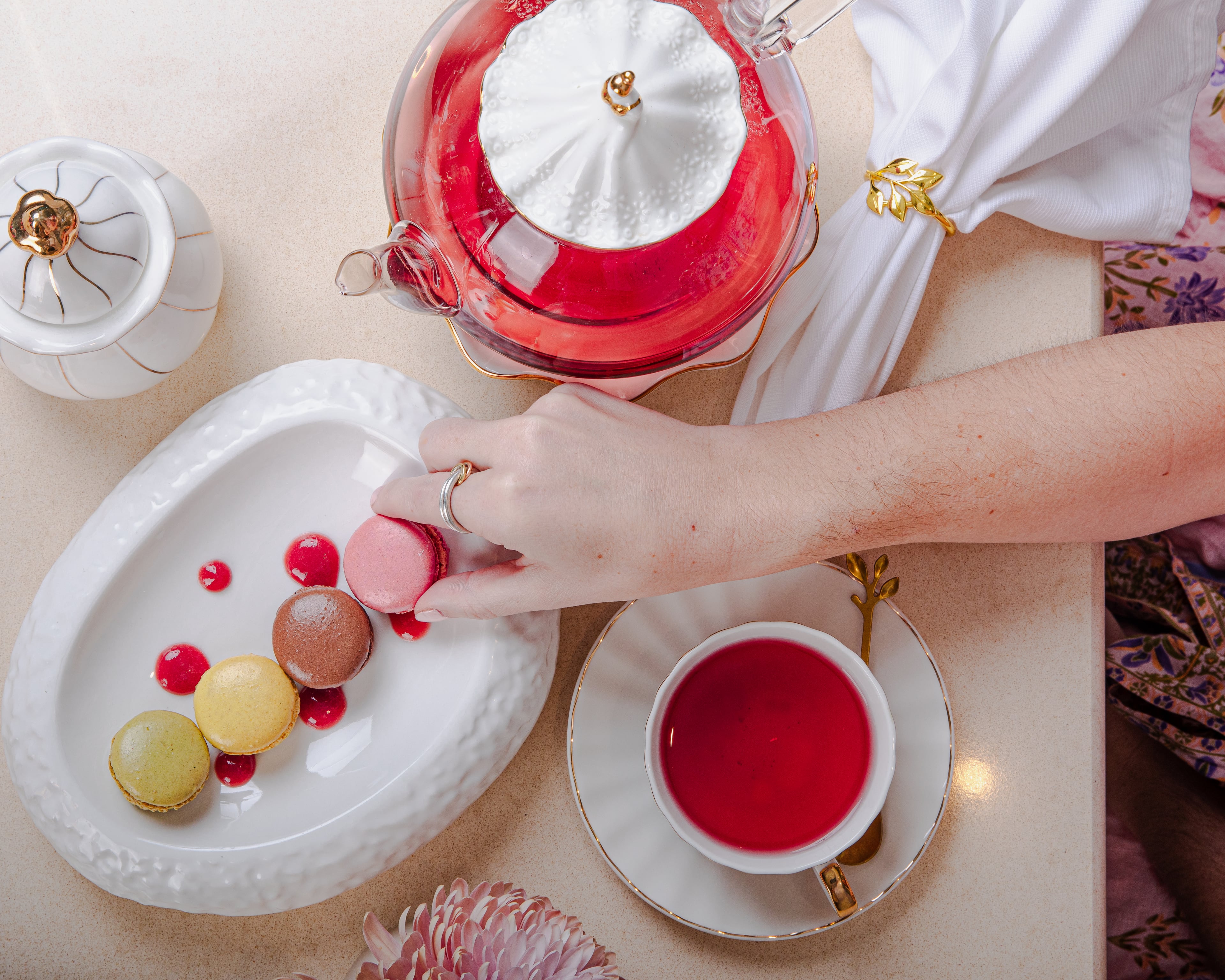 Bring your girls to a Galentine's Day tea at Waldorf Astoria Atlanta. (Courtesy of Waldorf Astoria Atlanta Buckhead)
