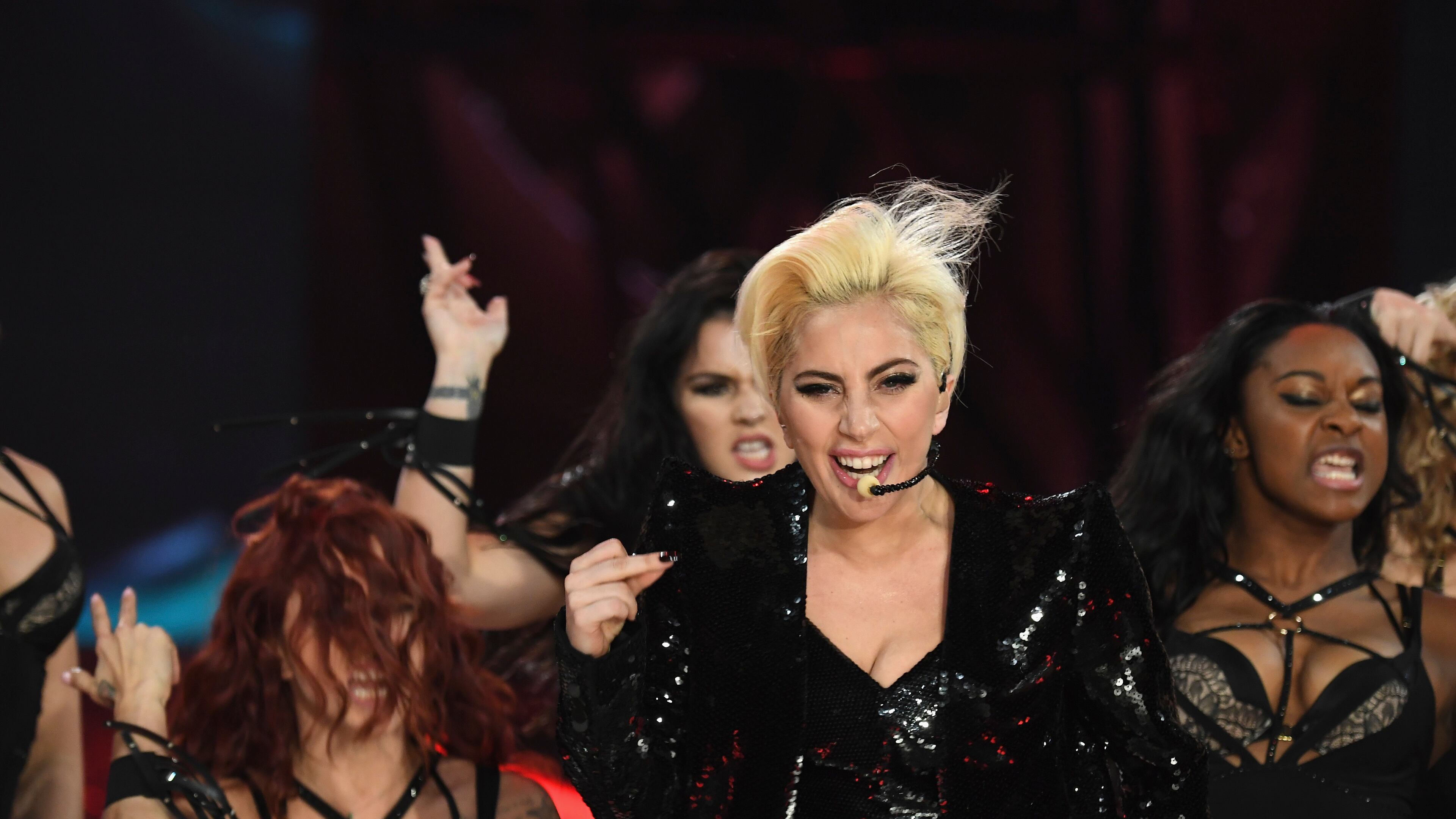 PARIS, FRANCE - NOVEMBER 30: Lady Gaga performs during the Victoria's Secret Fashion Show on November 30, 2016 in Paris, France. (Photo by Pascal Le Segretain/Getty Images for Victoria's Secret)