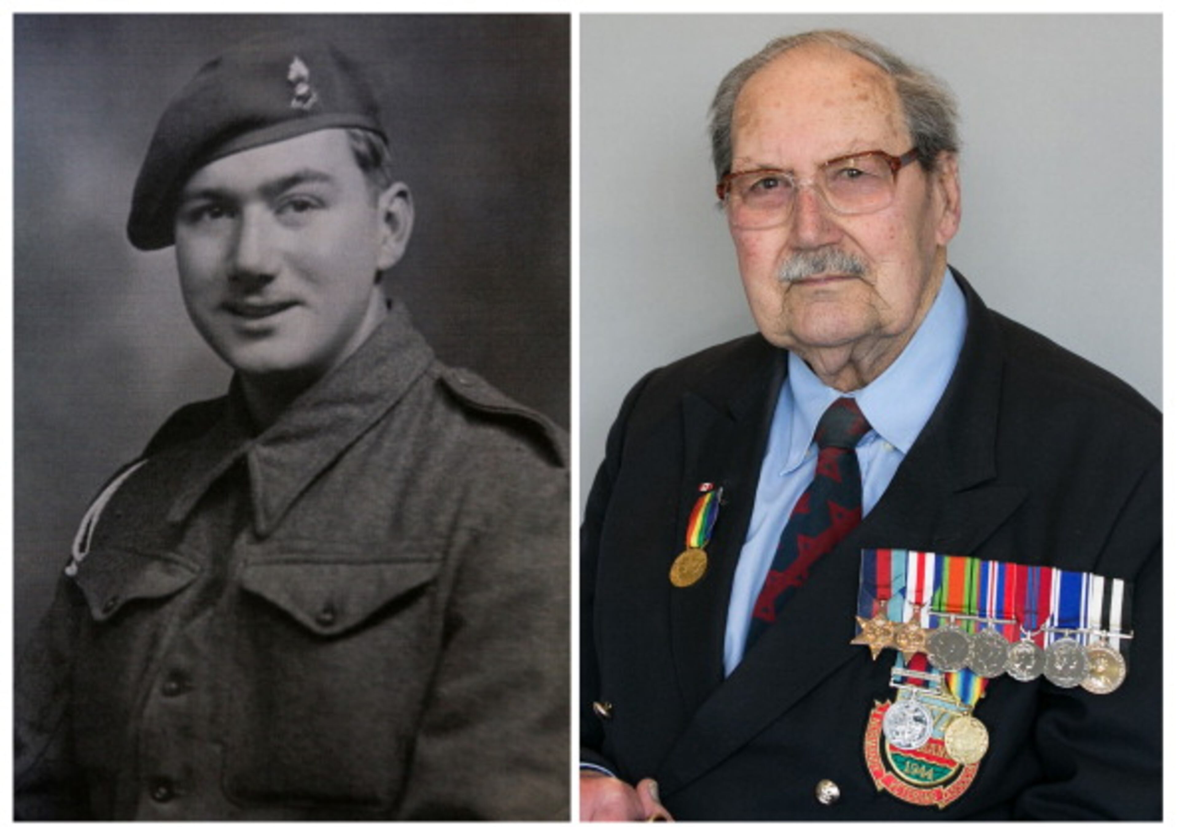 Normandy veteran 90-year-old Eddie Wallace poses for a photograph at the D-Day Museum at Southsea seafront on April 10, 2014 in Portsmouth, England. On D-Day, June 6 1944, Eddie Wallace was serving with 86th Heavy Anti-Aircraft Regiment, Honorable Artillery Company and landed on D-Day at Juno Beach, in support of the Canadians. Asked what his most vivid memory of D-Day was he replied: 'One of the things I do recall when landing is all the dead bodies that were floating around us. One or two of the lads were sick when they saw that.' (Photo by Matt Cardy/Getty Images)