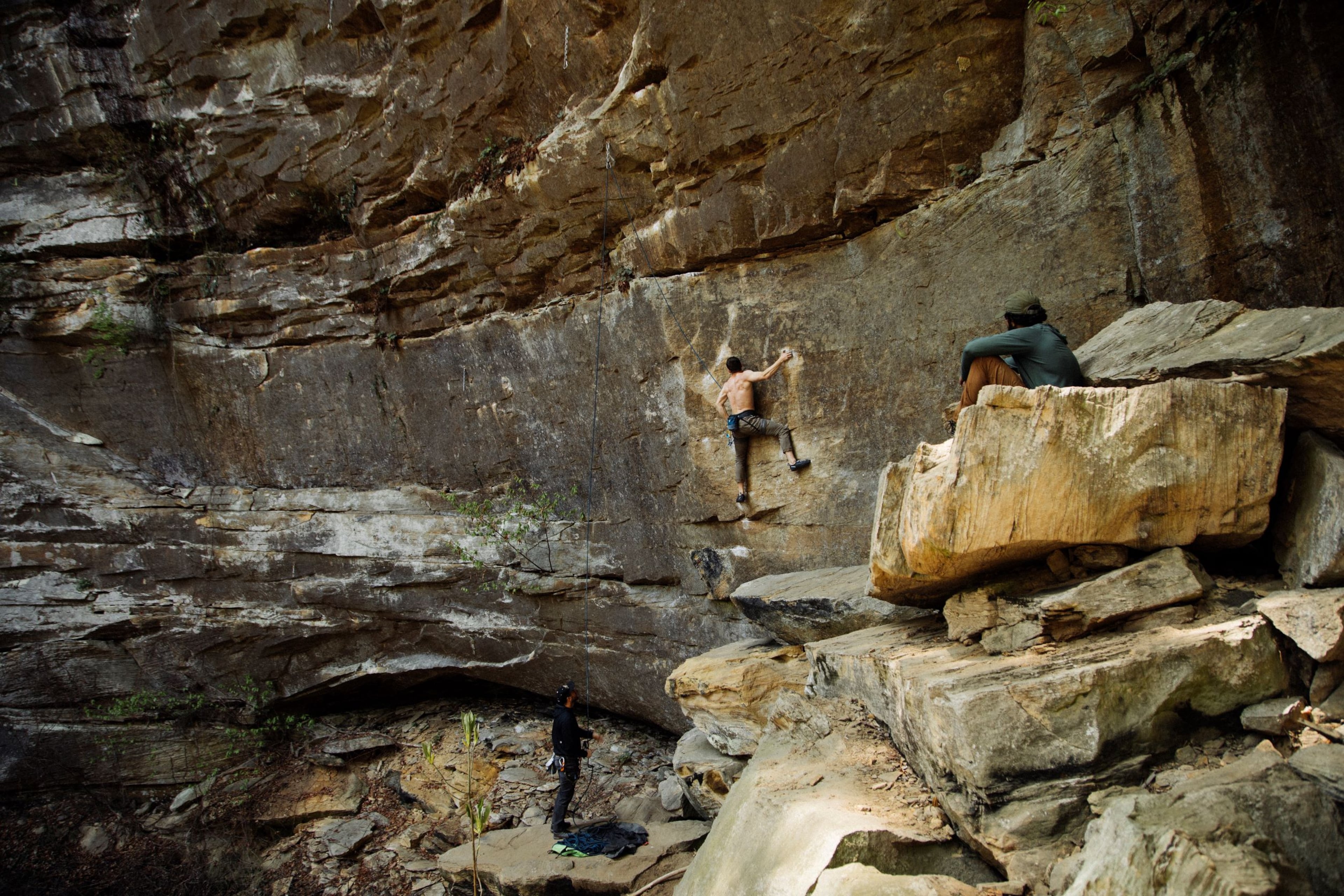 The Red River Gorge Geological Area in Kentucky is a haven for rock climbers with over 3,000 climbing routes for all skill levels.
(Courtesy of Jack Roberts)