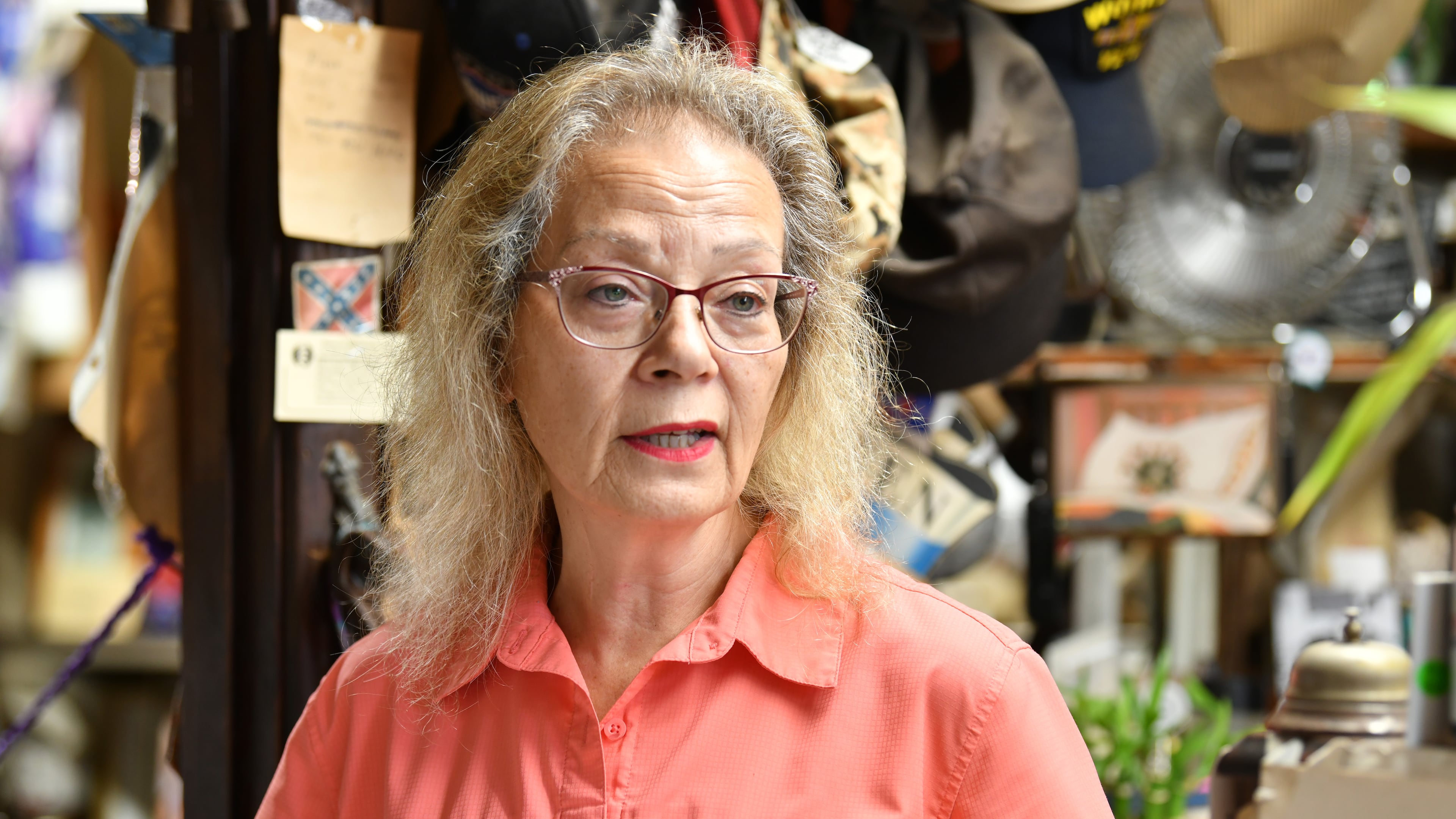 When Dent Myers, the owner of Wildman's in Kennesaw, died in 2022, longtime employee Marjorie Lyon (pictured) vowed to keep the shop open. Lyon is in a court battle with Myers’ sister, Janice Bagwell, over the late owner's estate. (Hyosub Shin/AJC 2022)