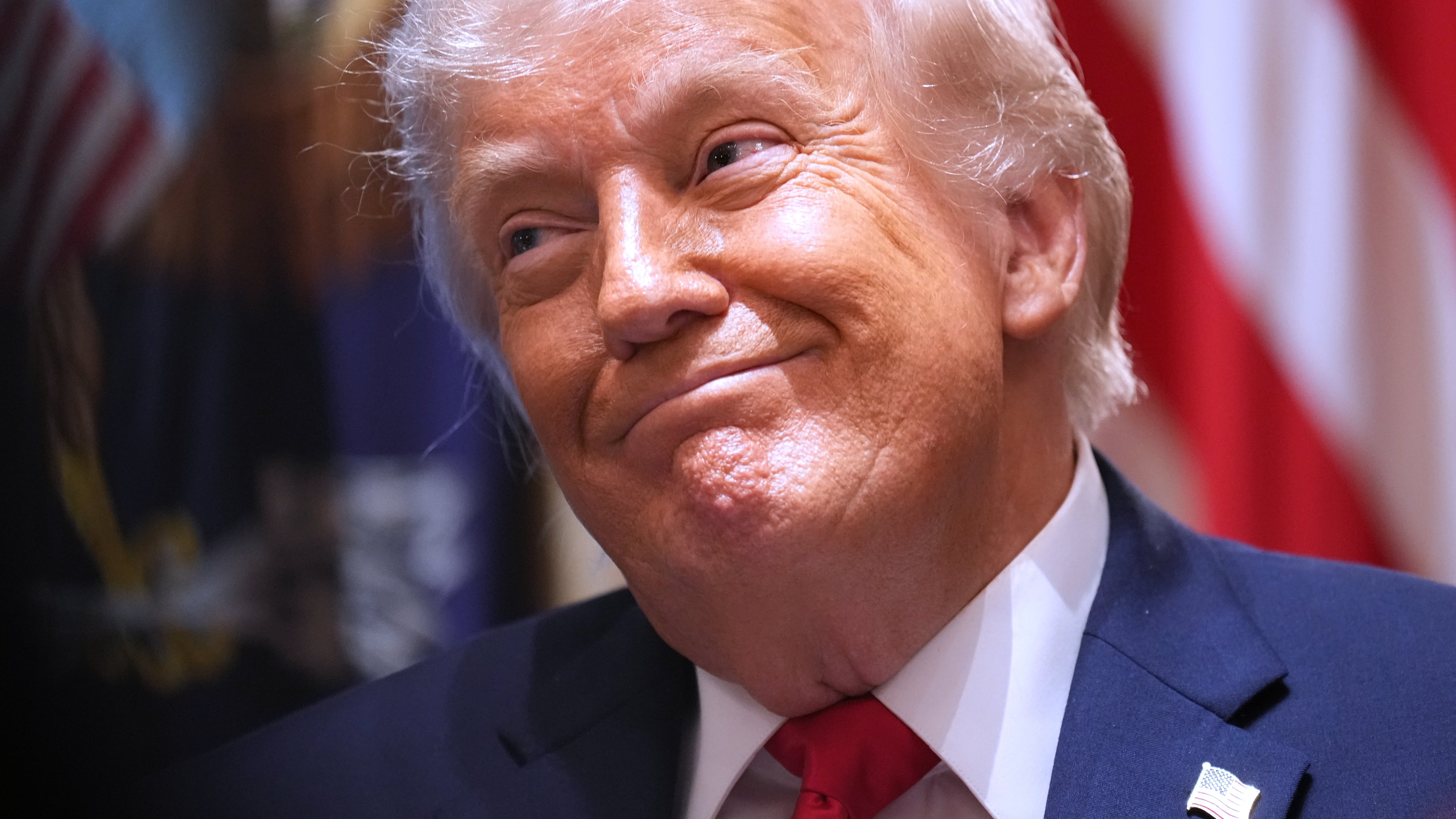President Donald Trump listens during a Cabinet meeting at the White House, Wednesday, May 27, 2026, in Washington. (AP Photo/Jacquelyn Martin)