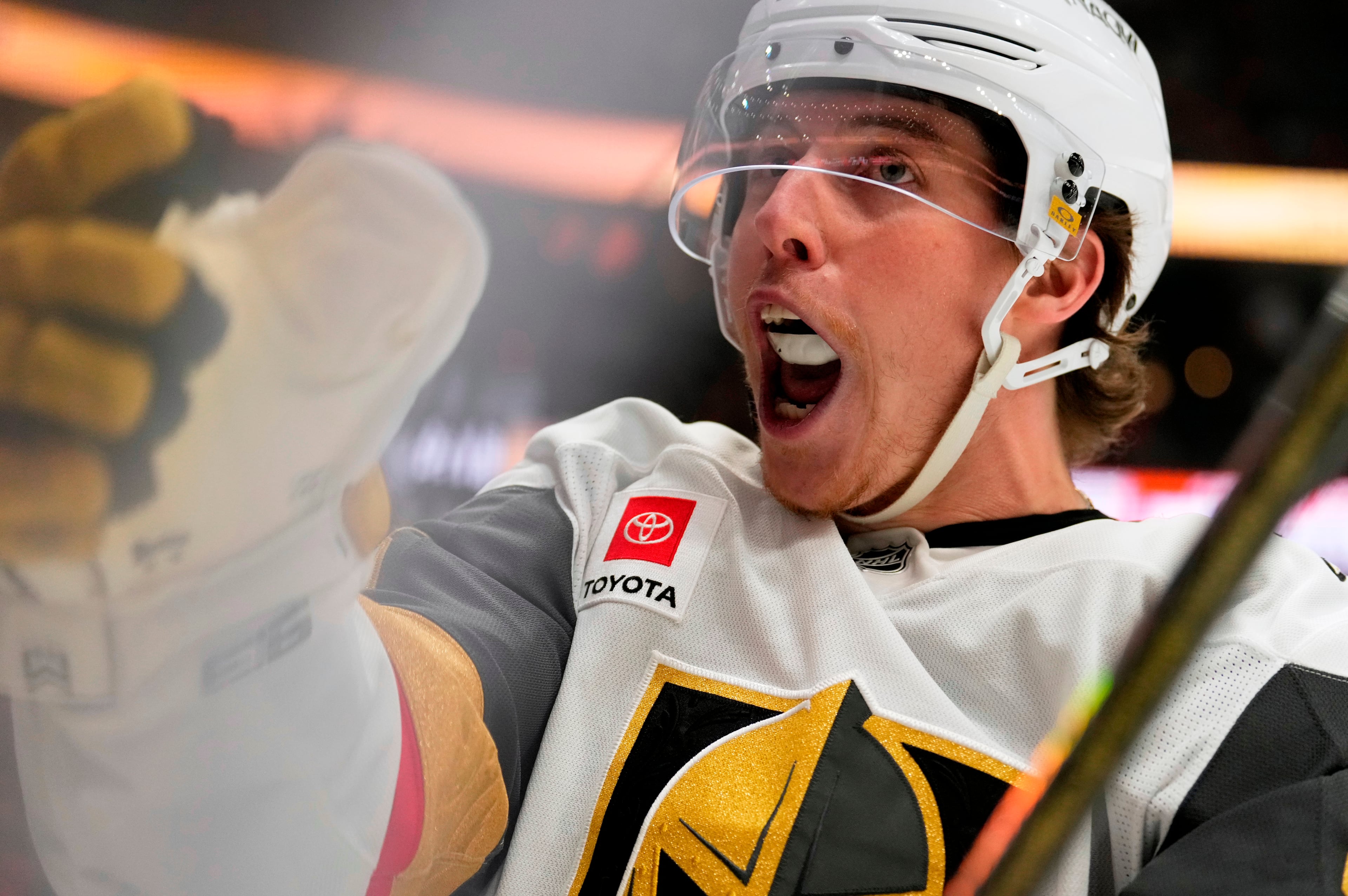 APTOPIX Golden Knights Ducks Hockey
