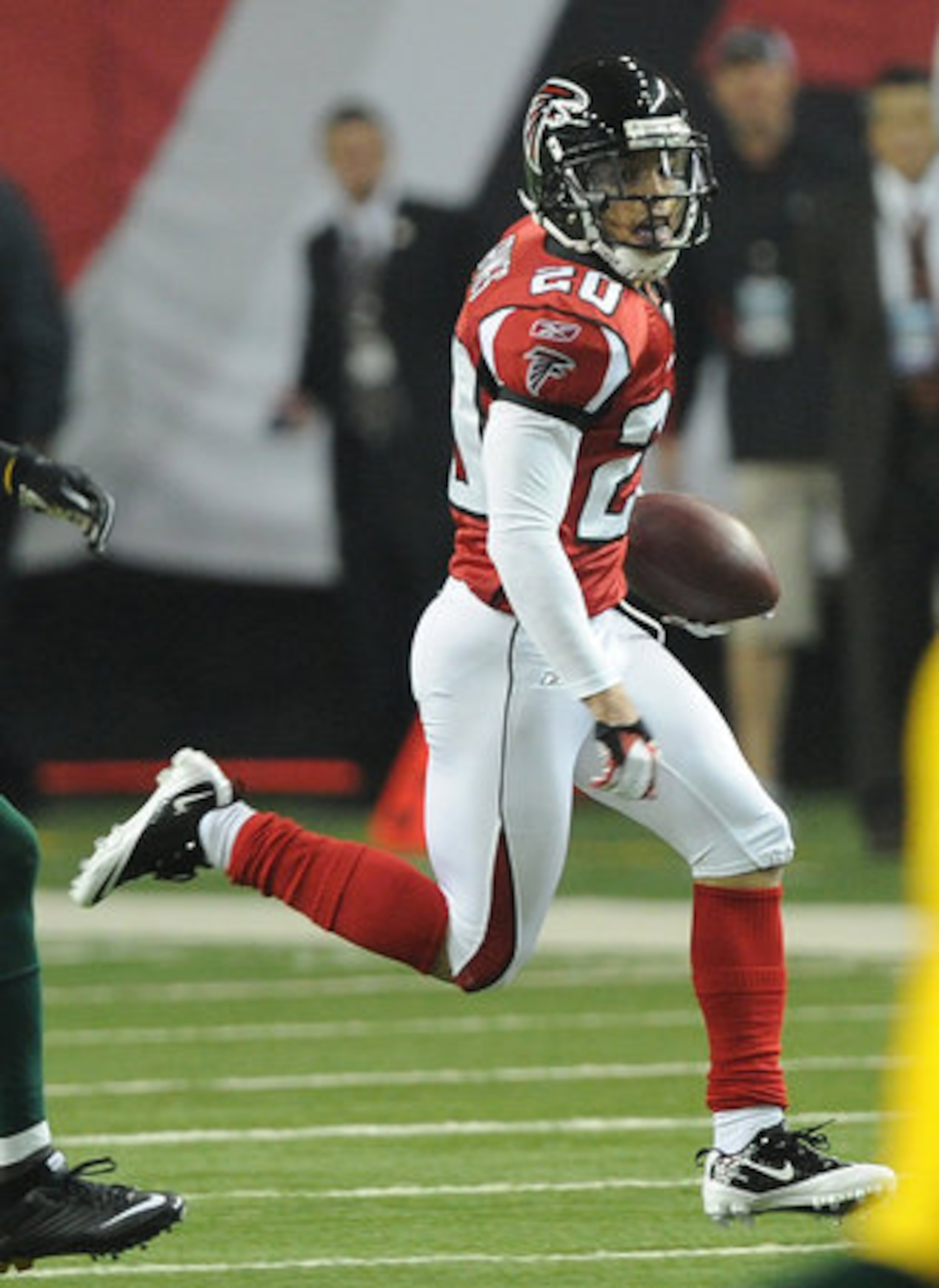 Brent Grimes, CB: After winning the starting job on the left side over Brian Williams in training camp, Grimes has his most productive year. The undrafted defensive back had 87 tackles and 5 INTs and 23 passes defended - a league best.