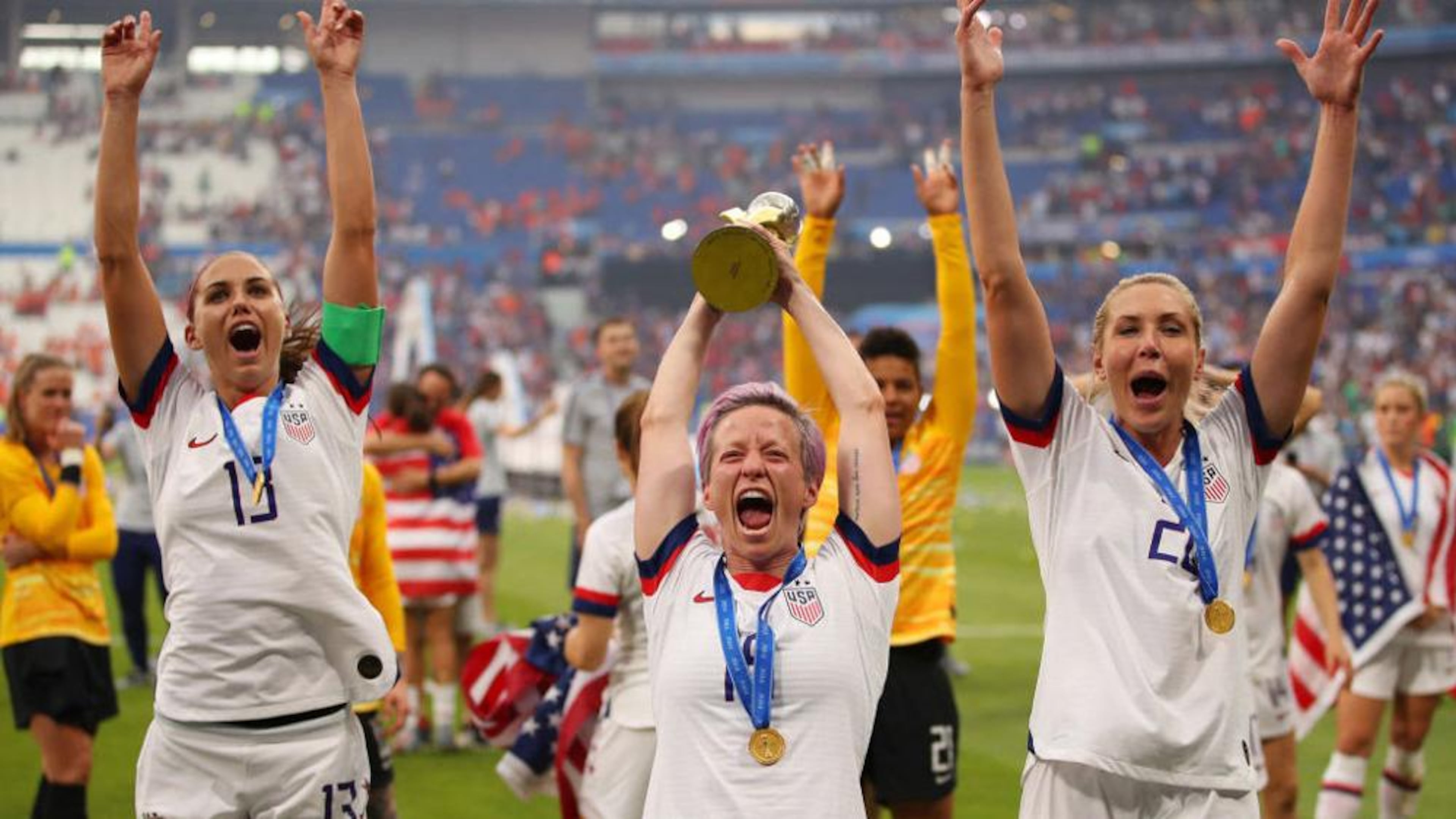 The U.S. women's soccer team won the FIFA World Cup in 2019.