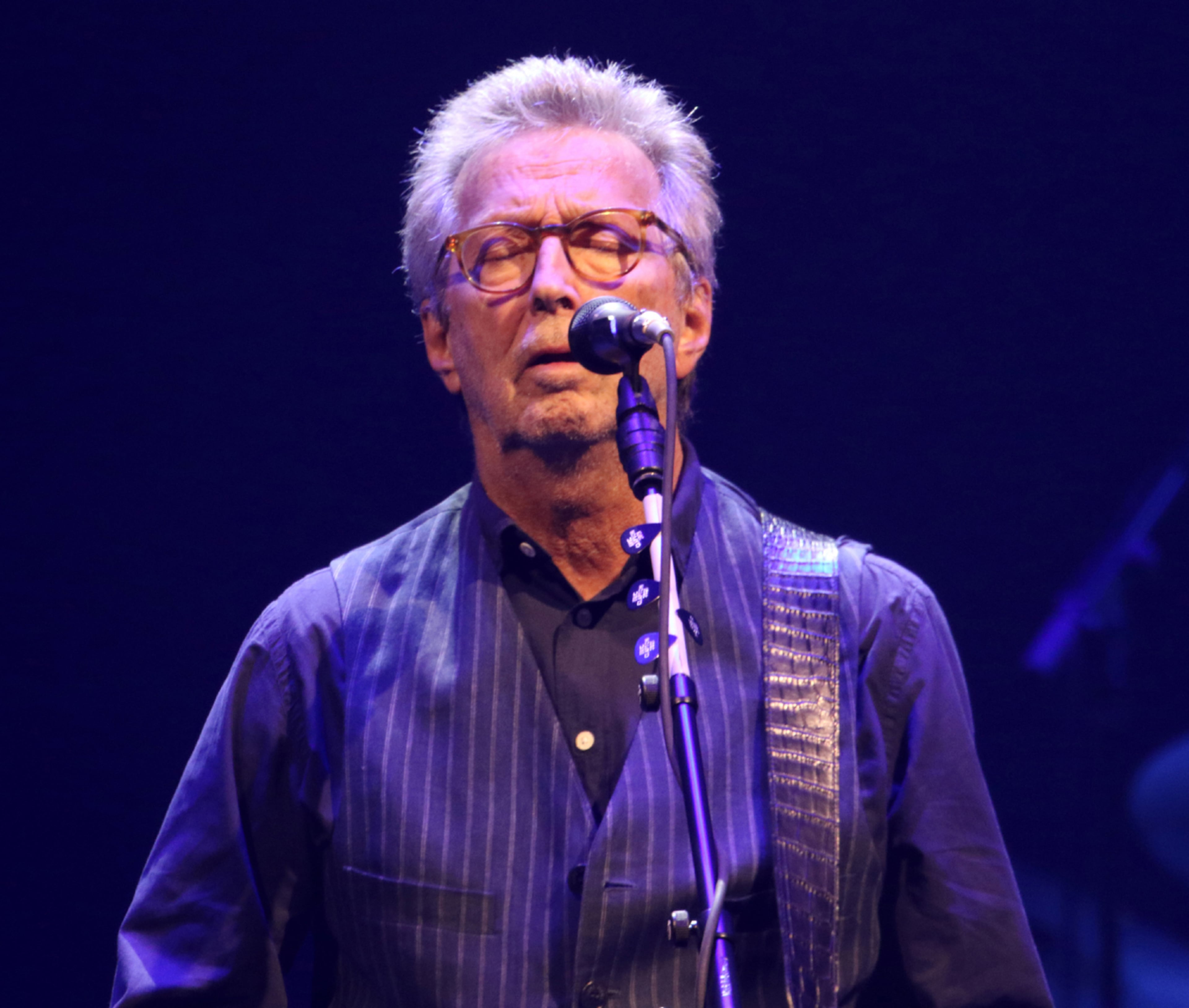 The legendary Eric Clapton rocked the sold out Gas South Arena Thursday, September 23, 2021. His band is a who's who of the best session players in rock: guitarist Doyle Bramhall II, organist Paul Carrack, bassist Nathan East, drummers Sonny Emory and Steve Gadd, keyboardist Chris Stainton, and backup singers Sharon White and Katie Kissoon. Jimmie Vaughan was the opening act.
Robb Cohen for the Atlanta Journal-Constitution