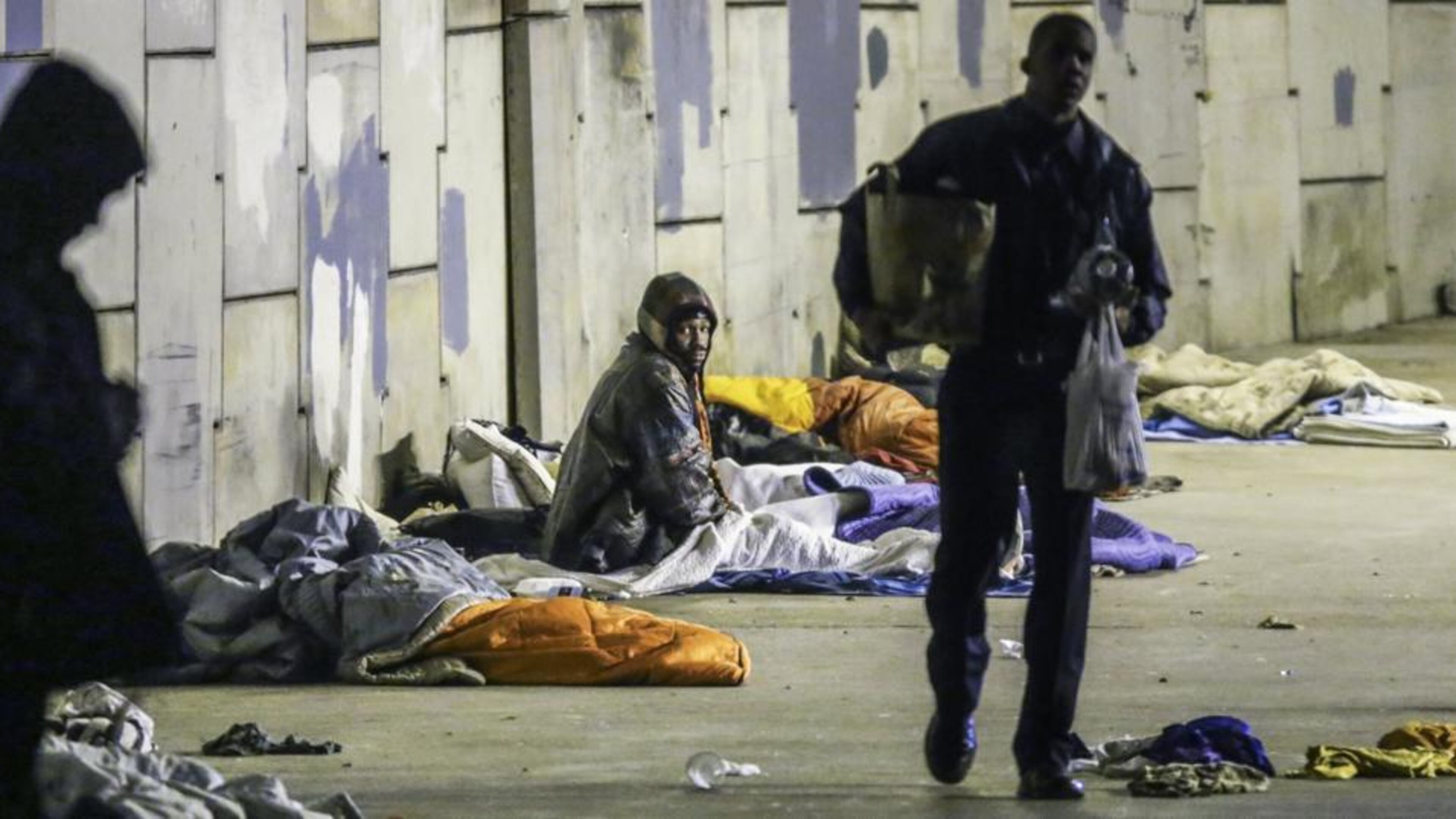 Unsheltered chronic homelessness down 16% throughout the Atlanta, city data shows. AJC file photo