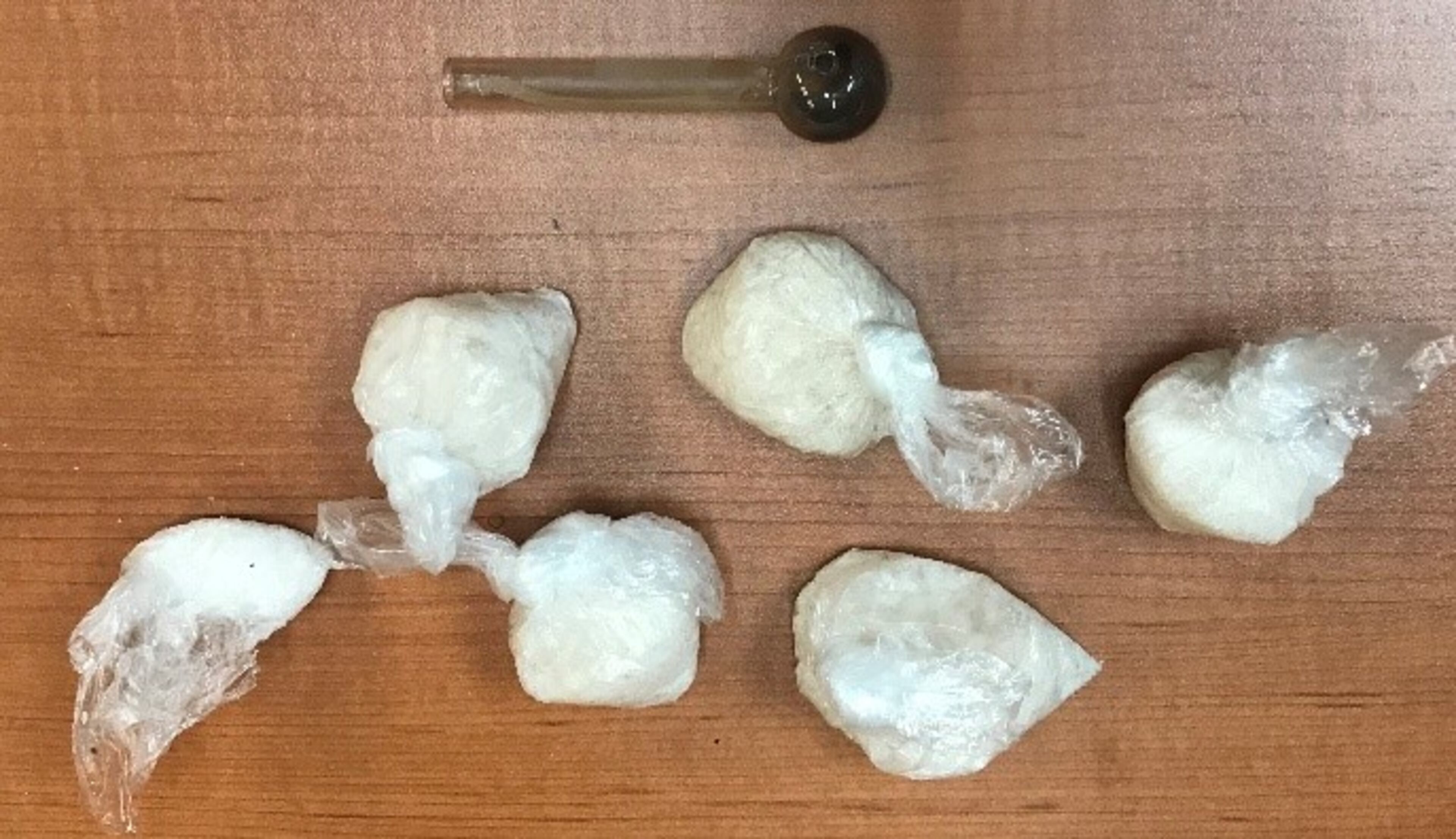 About five ounces of meth was seized during the arrest of Shannon Myria Bouchereau.