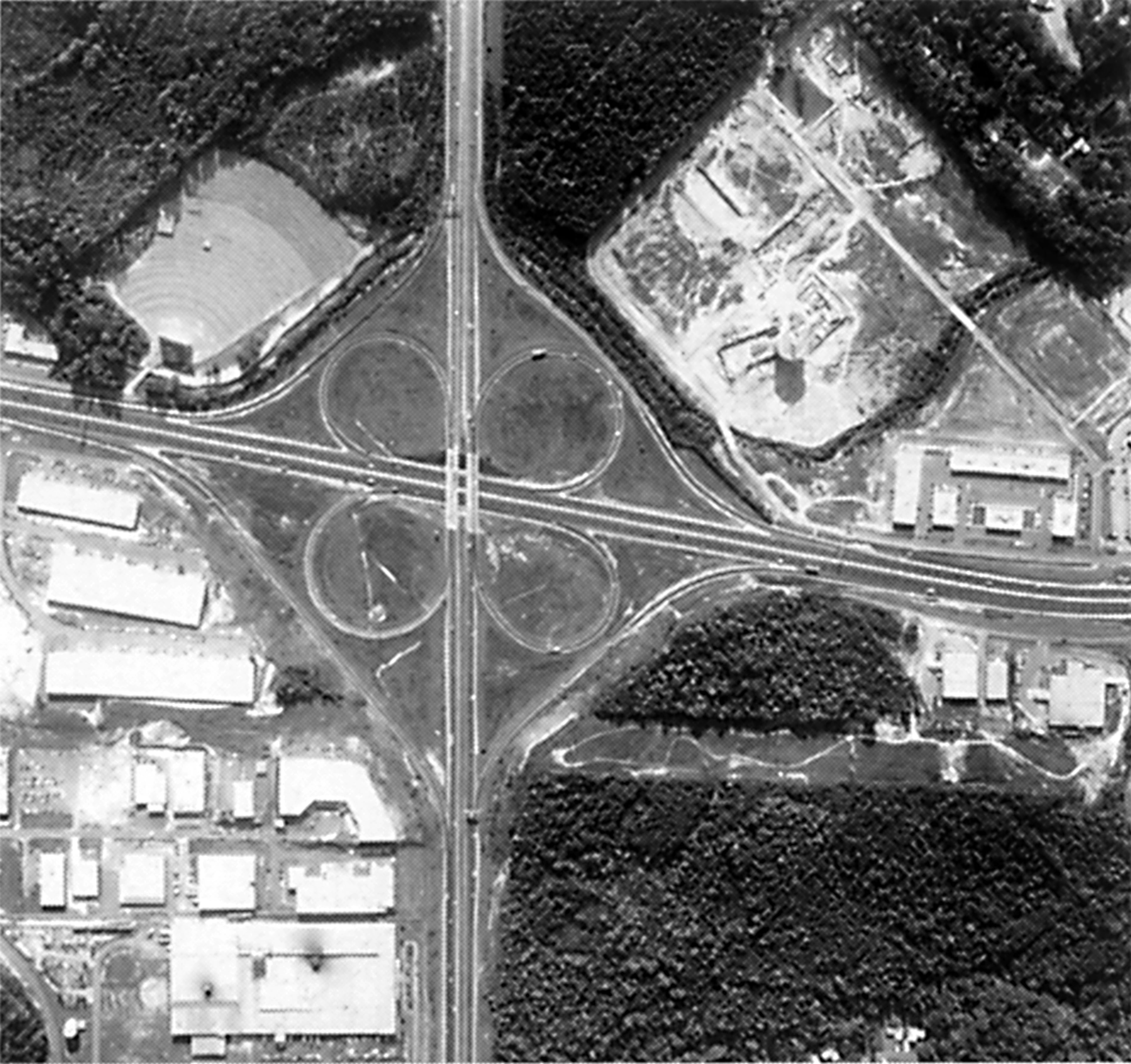 I-85/I-285 interchange 1973