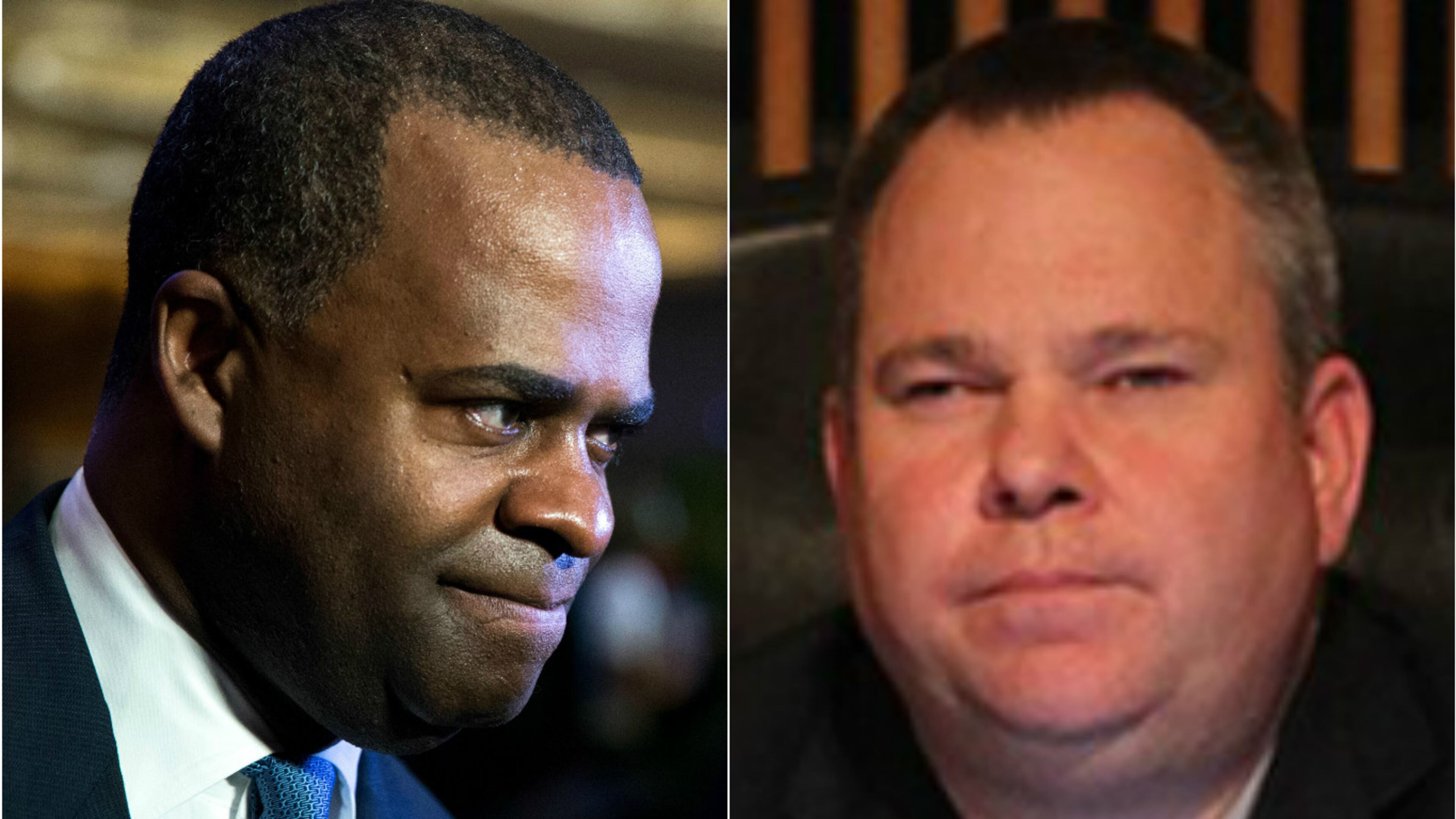 Atlanta Mayor Kasim Reed and Gwinnett County Commissioner Tommy Hunter (FILE PHOTOS)