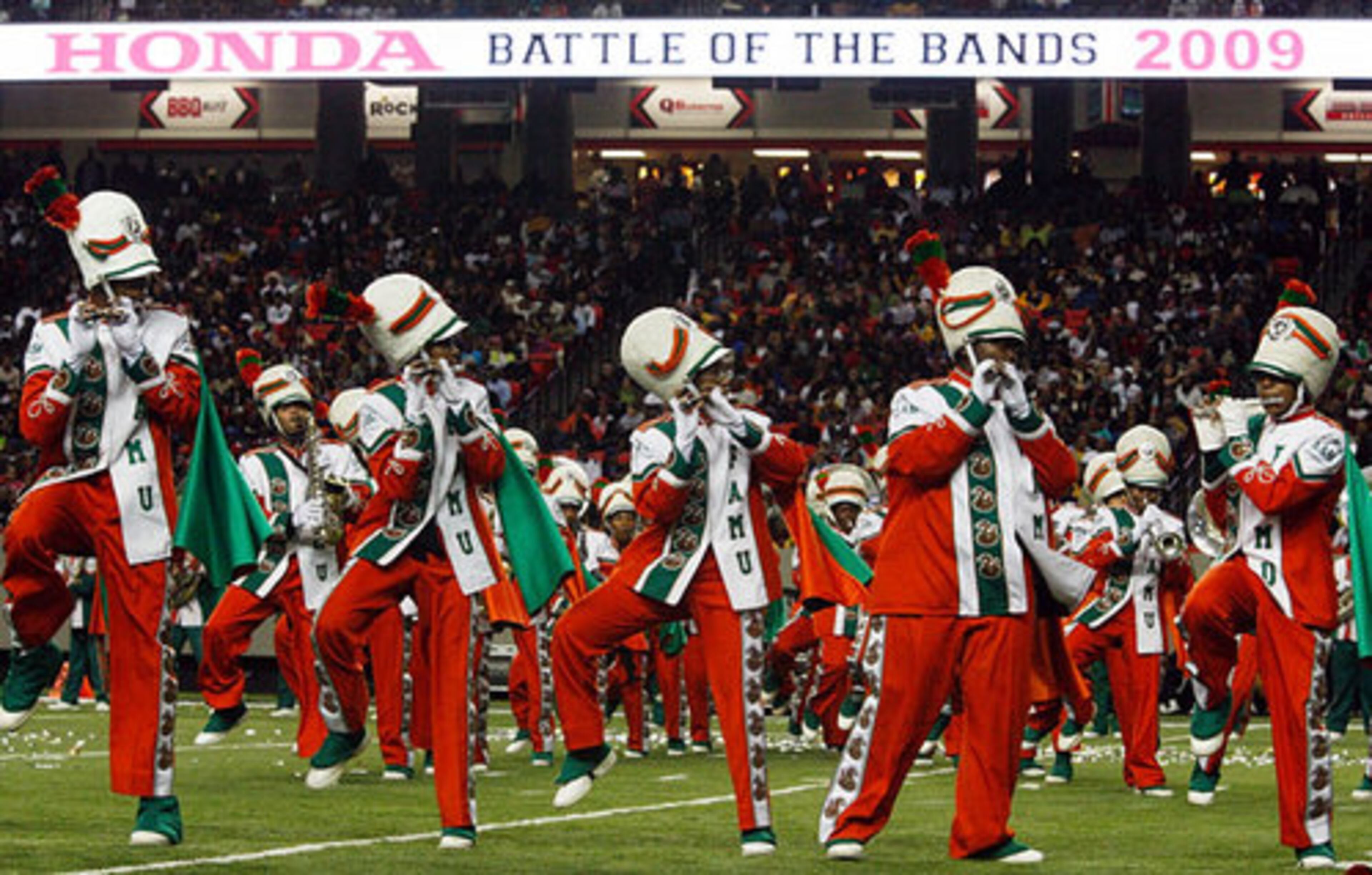 The ten bands are each awarded $20,000 by American Honda for their music scholarship programs.