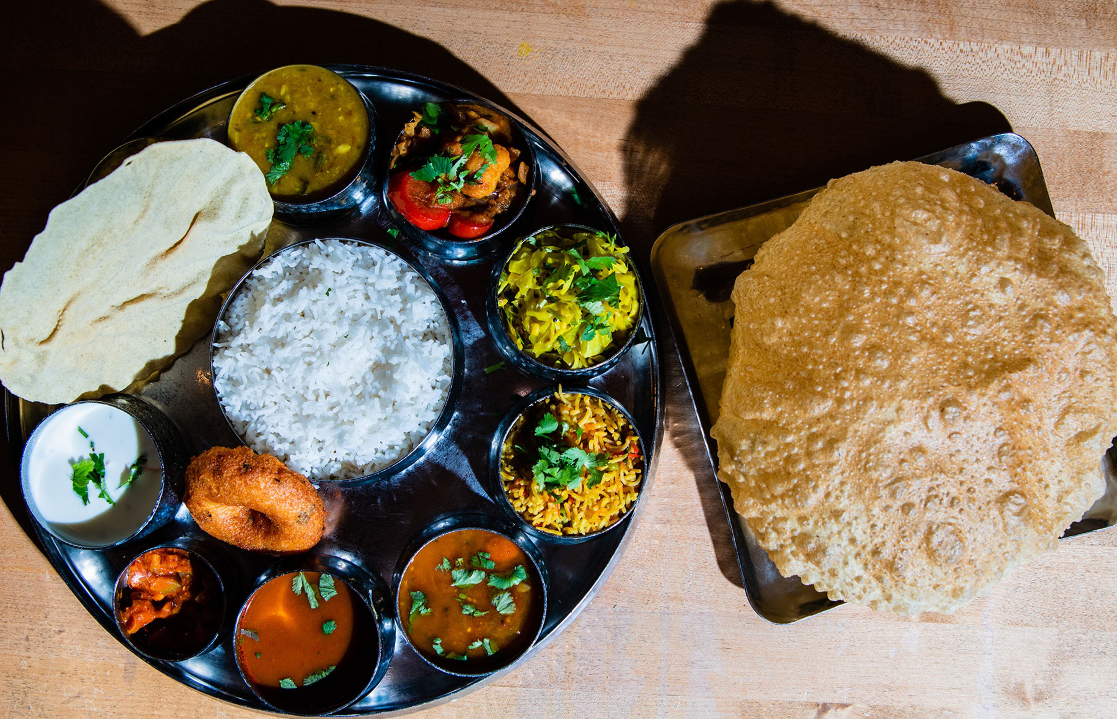 Madras Mantra, 2179 Lawrenceville Highway, Decatur. “I’d say stick with the flavors as the kitchen suggests them. Order the chole bhatura and you’ll be delivered a large platter bearing two deep-fried bhaturas as fluffy and inflated with air as a pair of balloons. “ – Wyatt Williams