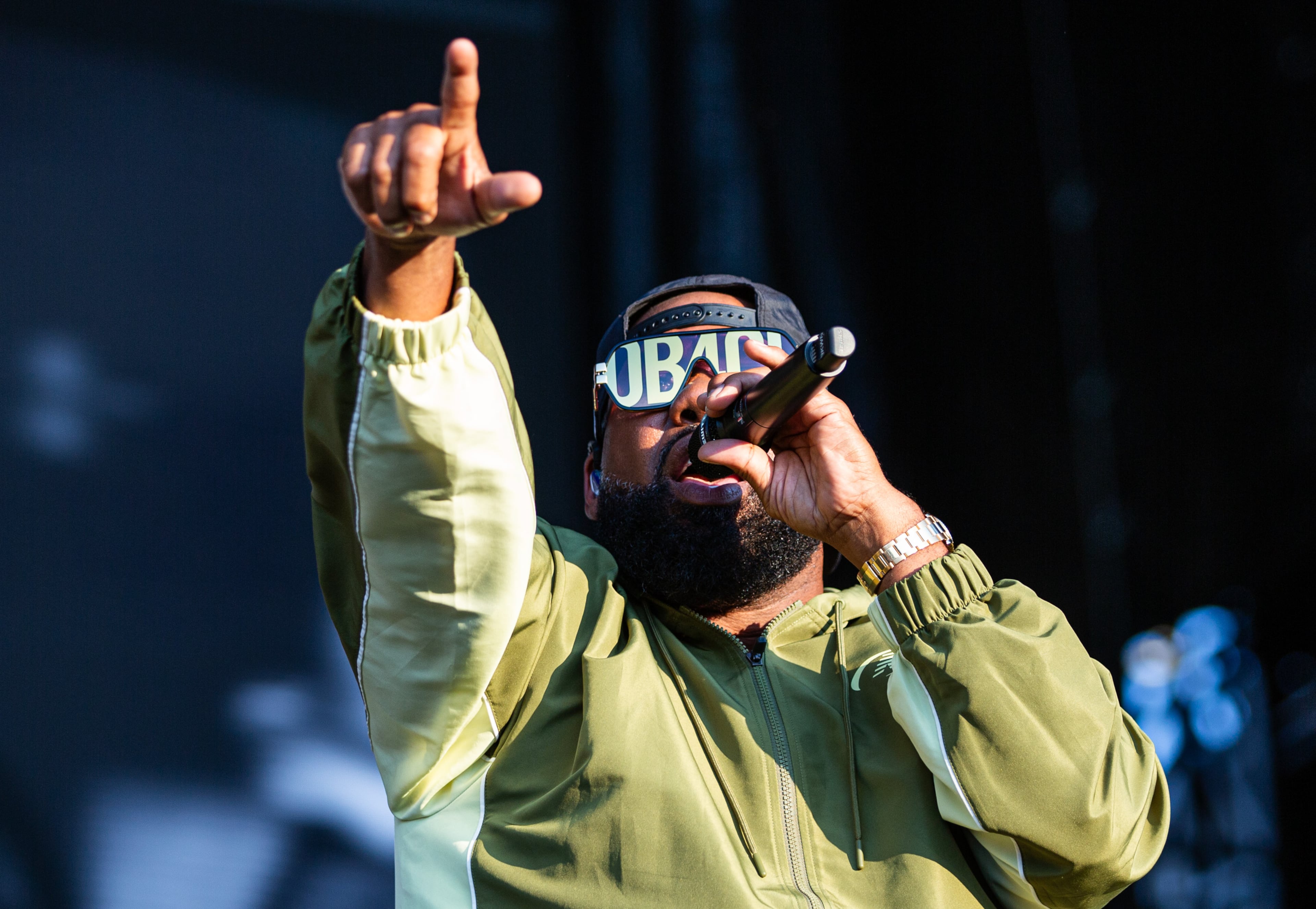 Wu-Tang Clan drew a huge crowd at the Peachtree stage at Shaky Knees on Sunday, Sept. 20, 2026, in Atlanta. (Ryan Fleisher for the AJC)