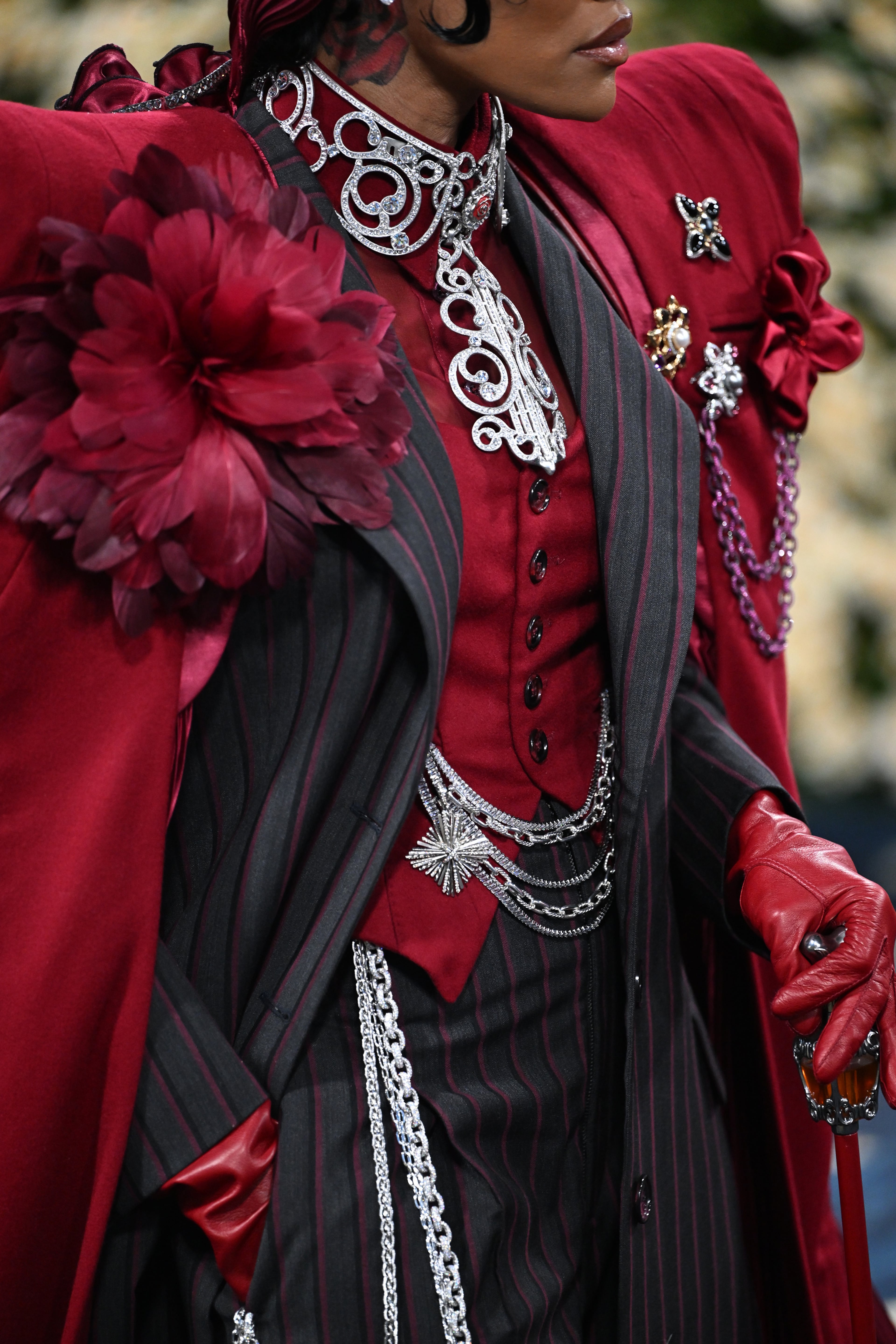 Teyana Taylor at the Metropolitan Museum of Art's Costume Institute benefit gala in New York, May 5, 2025. (Nina Westervelt/The New York Times)