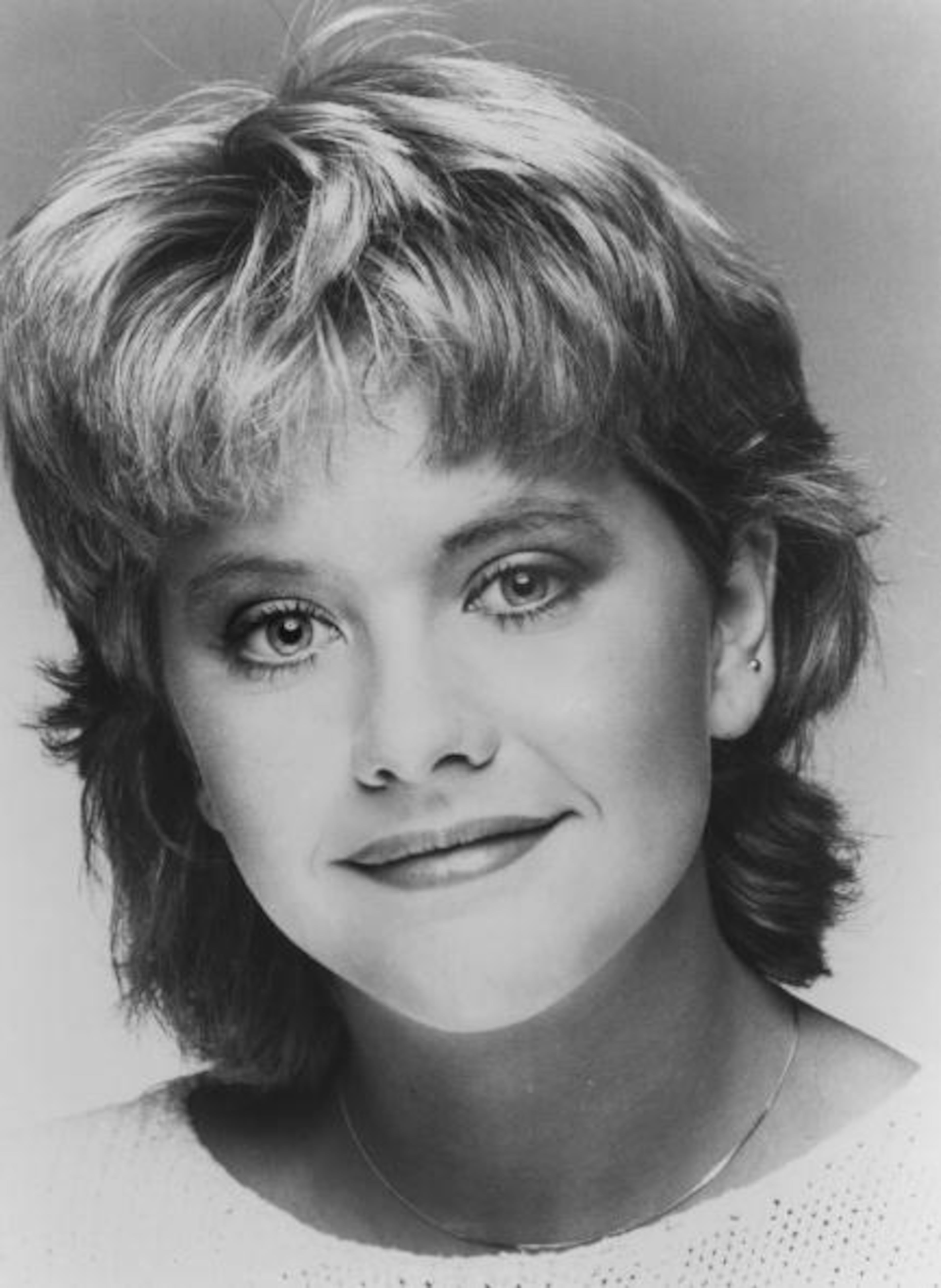 NEW YORK - JANUARY 1: Actress Meg Ryan appears in the CBS television soap opera "AS THE WORLD TURNS" in 1984. (Photo by CBS via Getty Images)