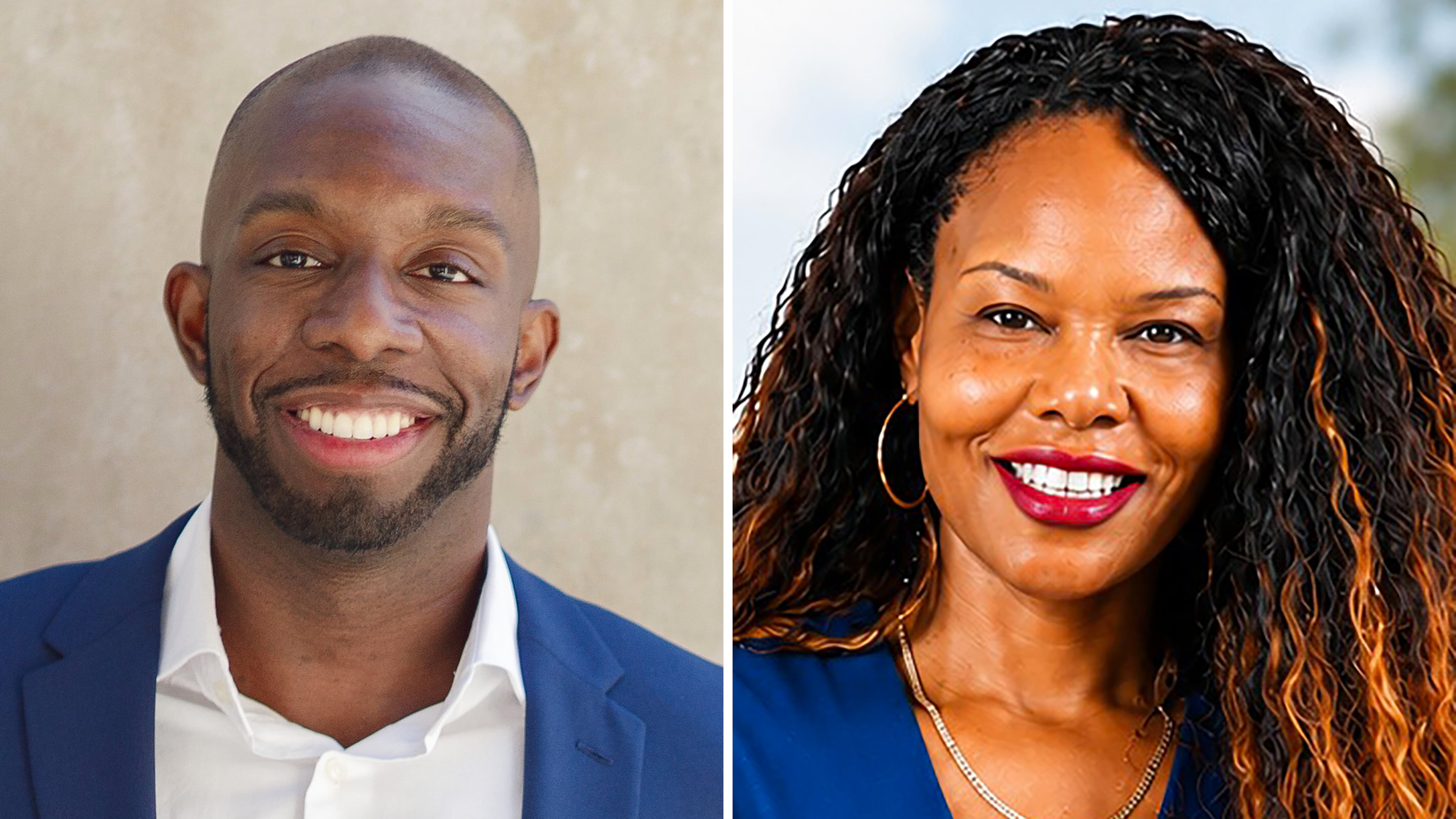 From left, Everton Blair and Marcye Scott. (Melissa Golden/Courtesy of Marcye Scott)