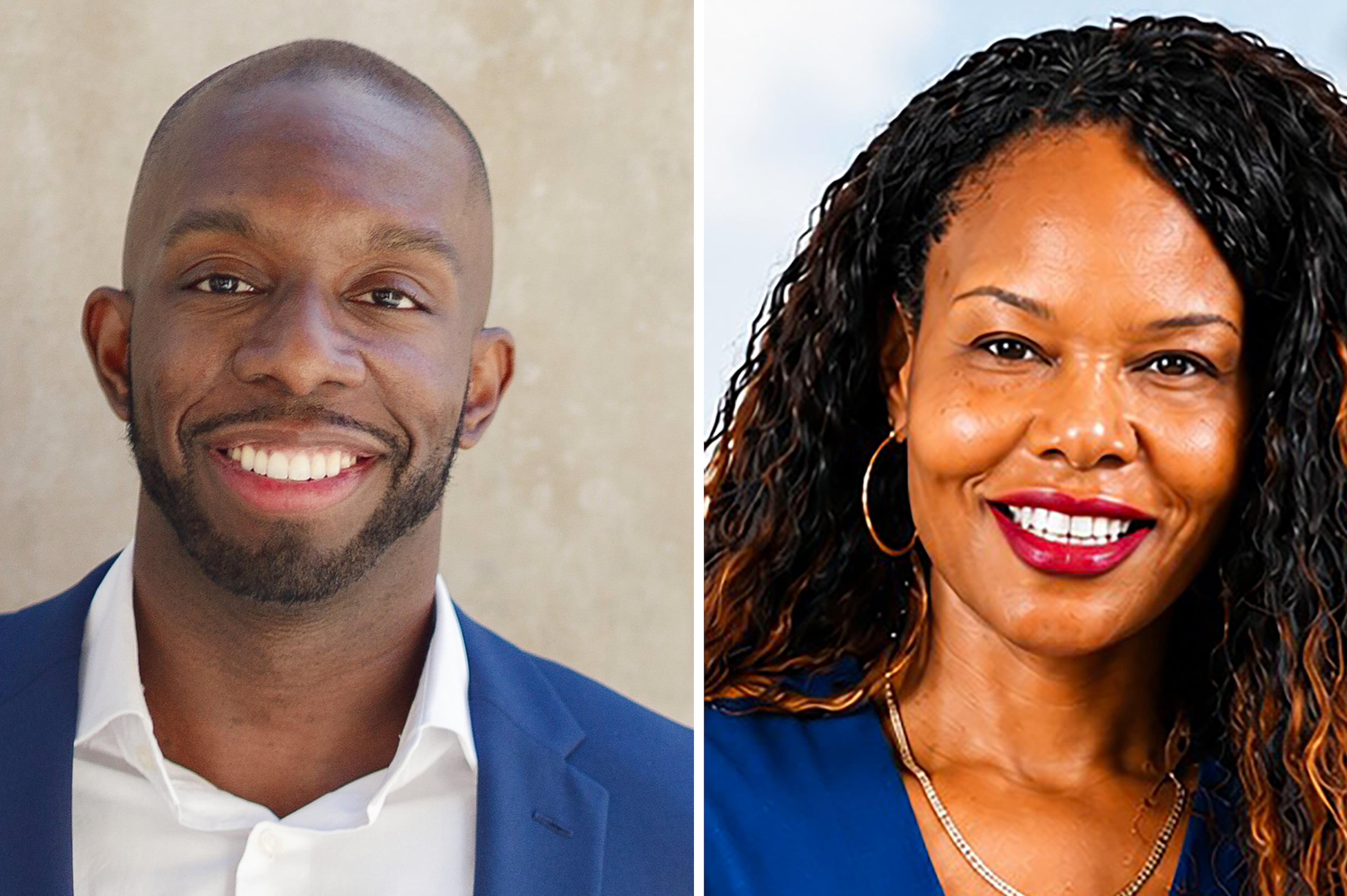 From left, Everton Blair and Marcye Scott. (Melissa Golden/Courtesy of Marcye Scott)