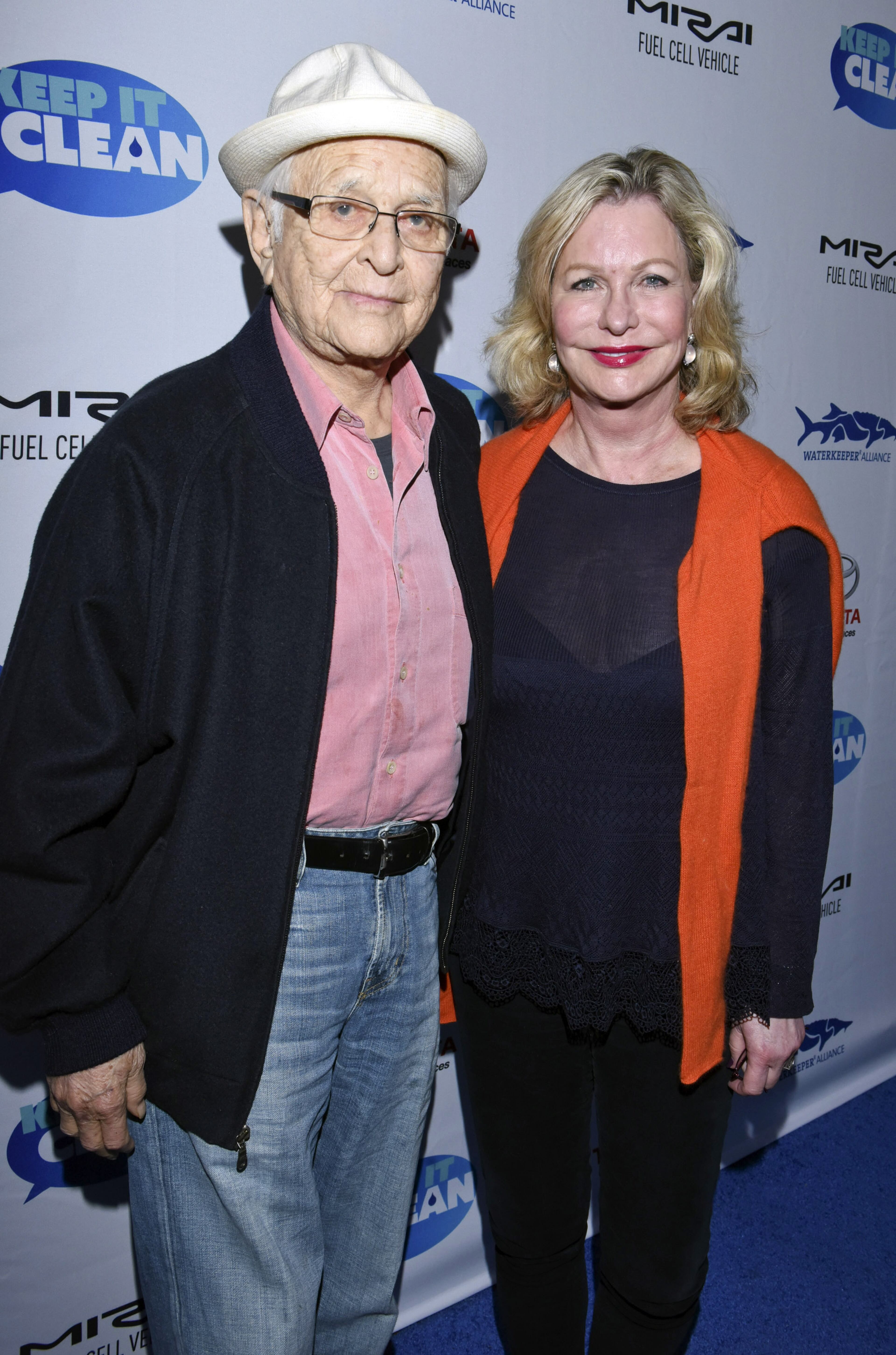 LOS ANGELES, CA - APRIL 22: Comedian Norman Lear and Lyn Lear attend Keep It Clean To Benefit Waterkeeper Alliance Live Earth Day Comedy Benefit on April 22, 2015 in Los Angeles, California. (Photo by Vivien Killilea/Getty Images for Waterkeeper Alliance)