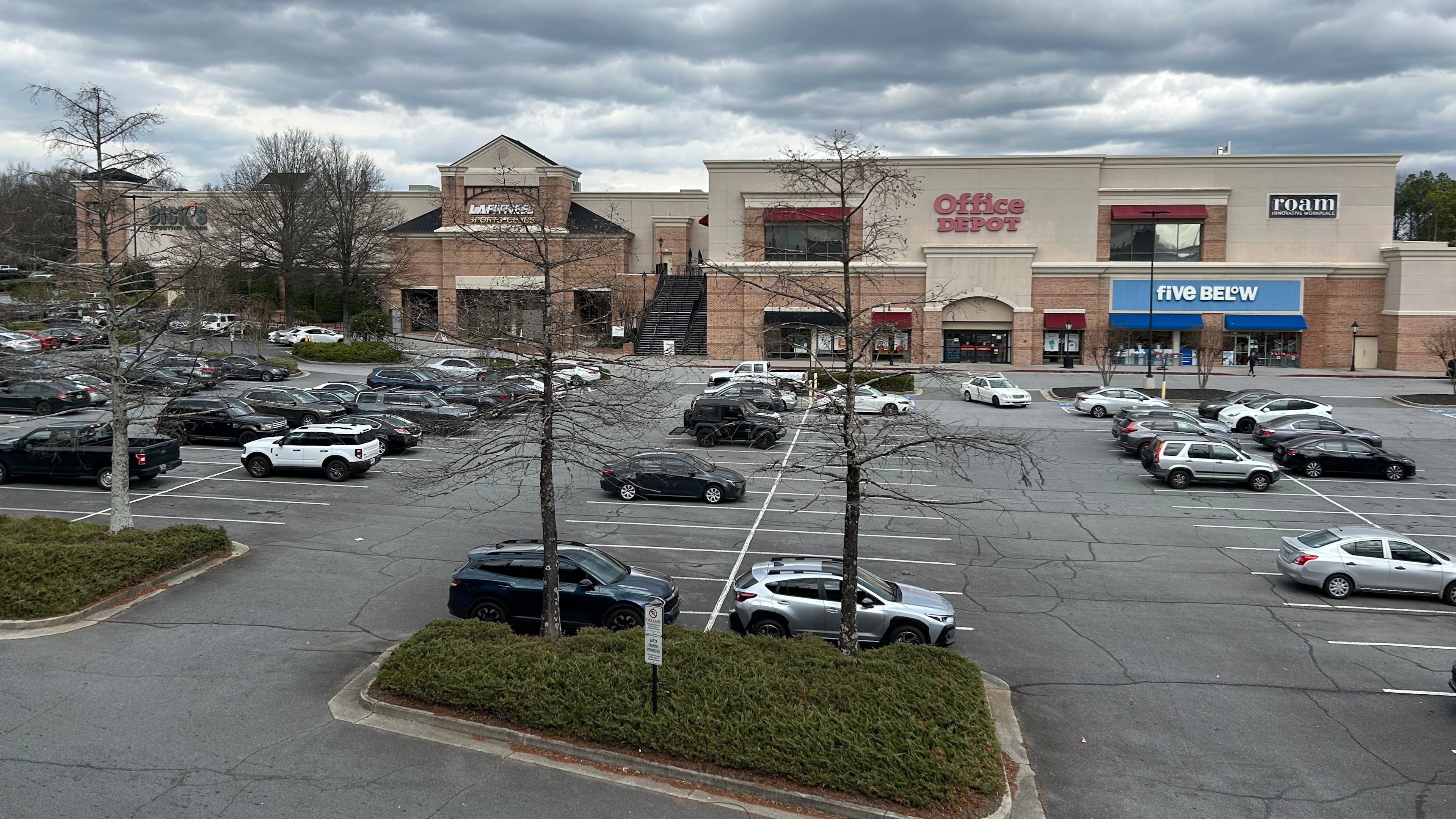 The Perimeter Pointe retail center in Sandy Springs as seen on Wednesday, Jan. 14, 2026. The shopping center has been sold to a new owner planning new residential development and new retailers. (J. Scott Trubey/AJC)
