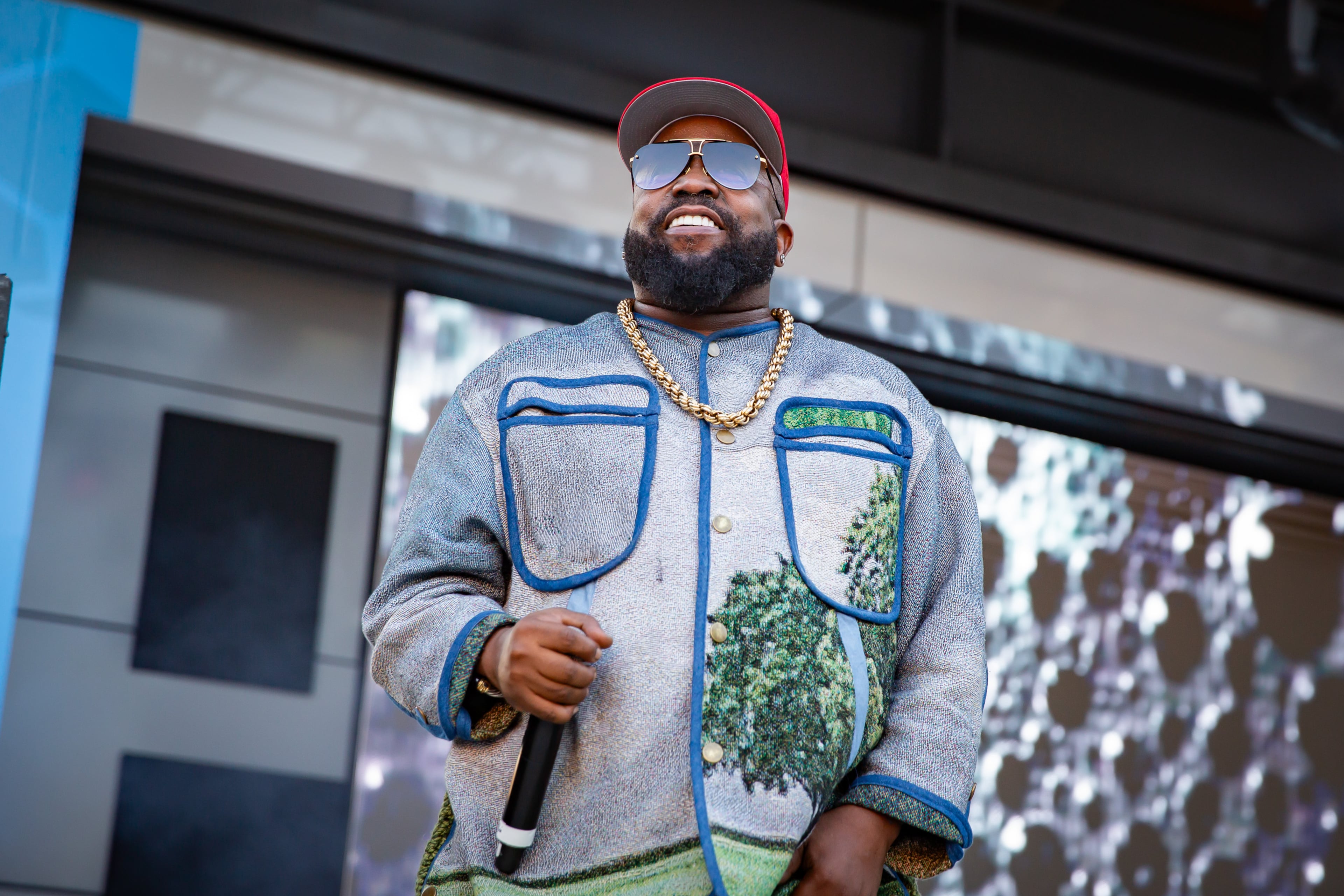 Big Boi entertains his hometown crowd at Decatur WatchFest '26 on Thursday, June 11, 2026 at Decatur Square. (Ryan Fleisher for the AJC)