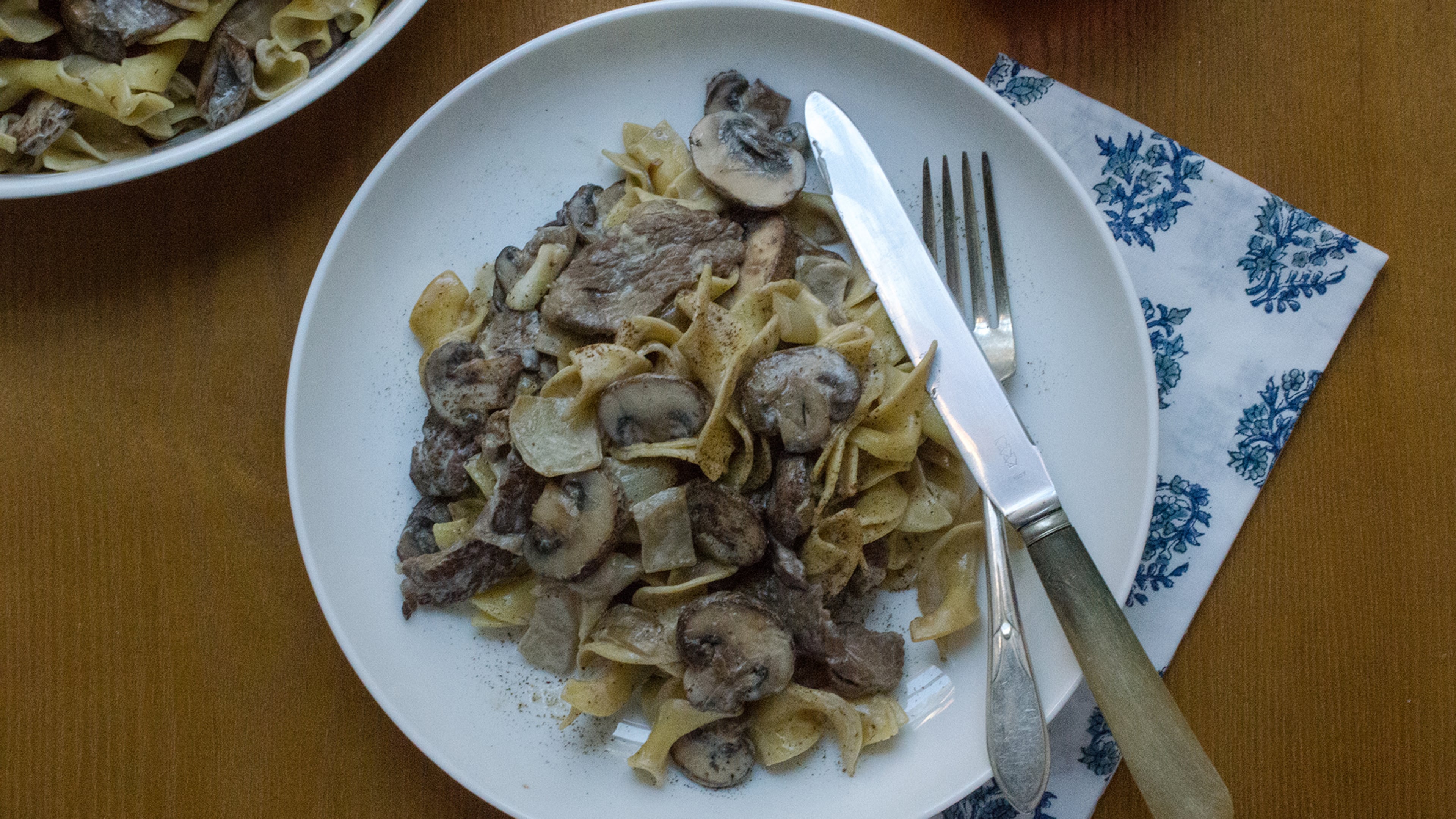 Beef Stroganoff with Mushrooms and Onions
Virginia Willis for The Atlanta Journal-Constitution