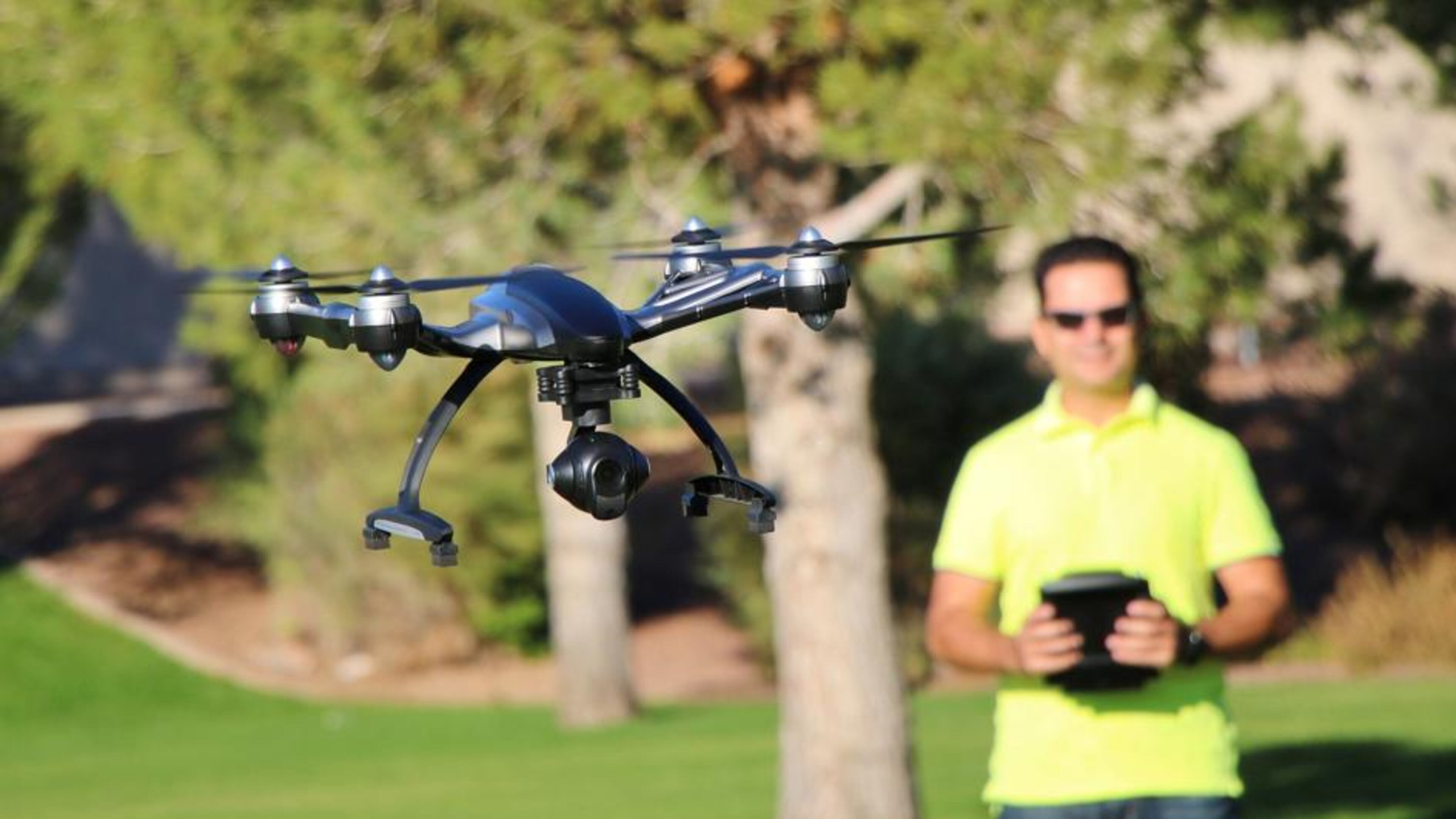 Roswell has adopted a measure prohibiting unauthorized drone operations from city property, including parks. AJC FILE