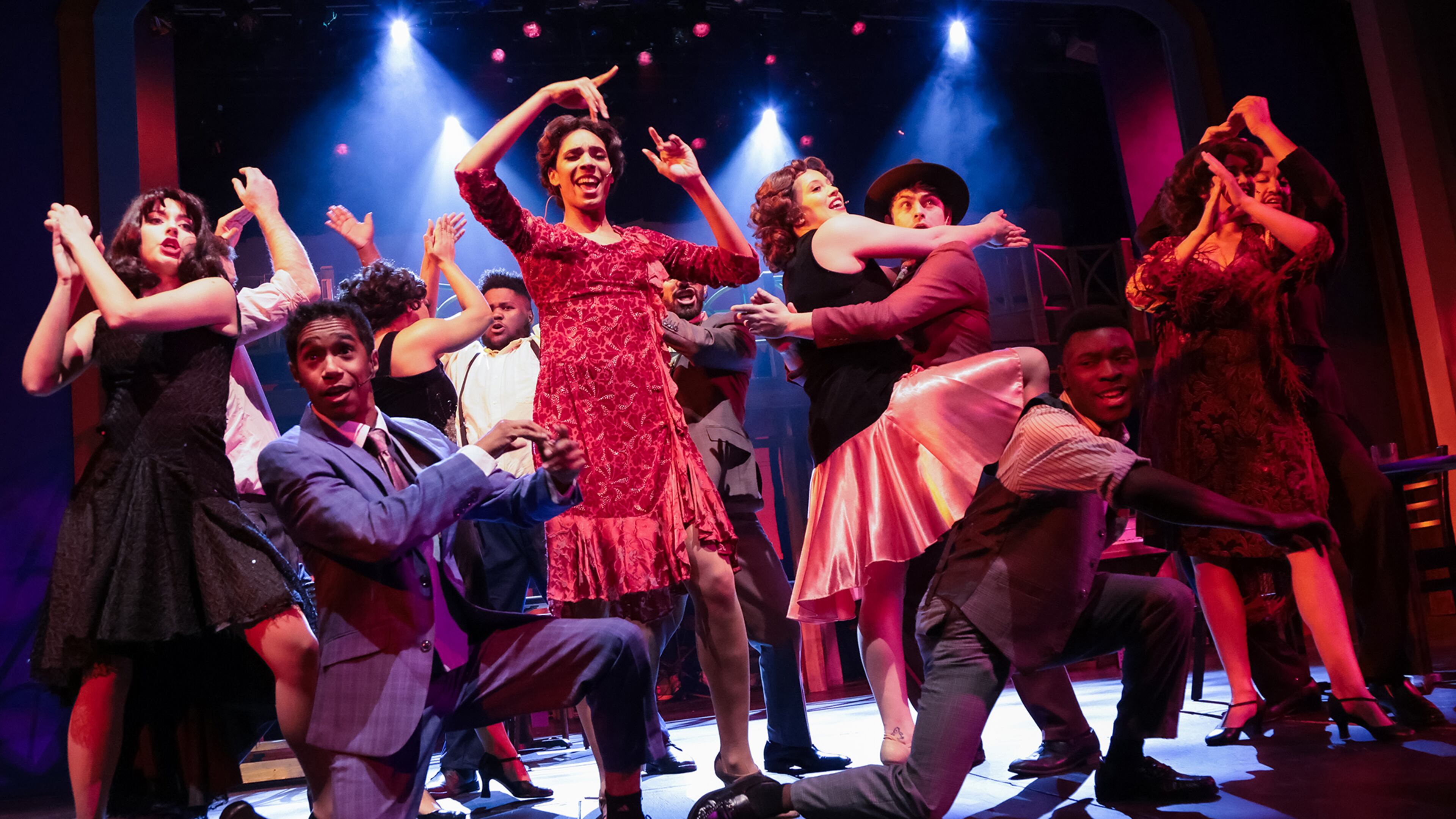 Georgia Ensemble Theatre’s “The Pretty Pants Bandit,” an original musical by Atlanta theater veterans Chase Peacock and Jessica De Maria, continues through April 17 at the Roswell Cultural Arts Center.
Courtesy of Casey Ford