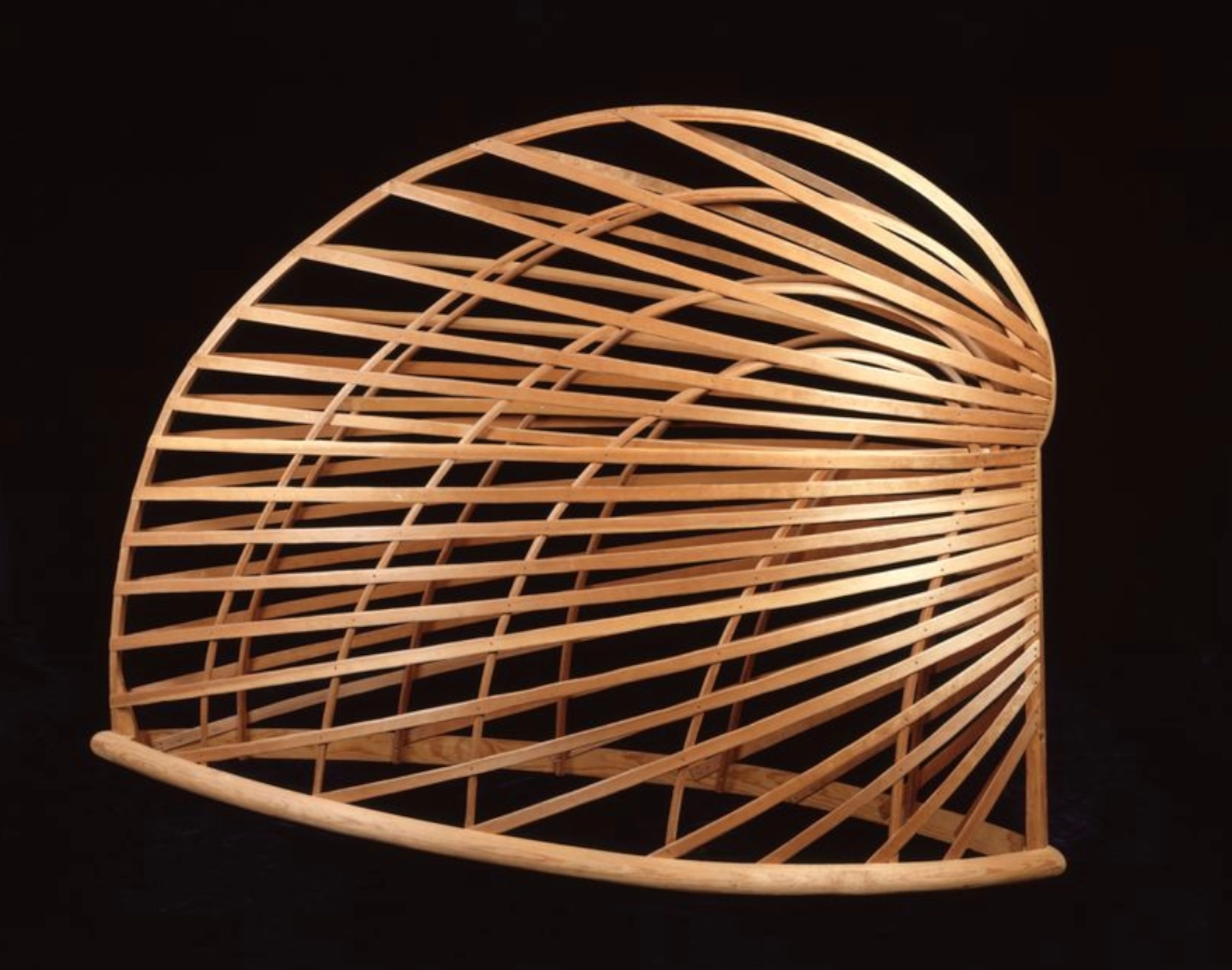 “Bower,” 1980, Sitka spruce, pine and copper tacks, by Martin Puryear. (Courtesy of Smithsonian American Art Museum, Washington, D.C./Art Resource, New York. © Martin Puryear, courtesy of Matthew Marks Gallery)